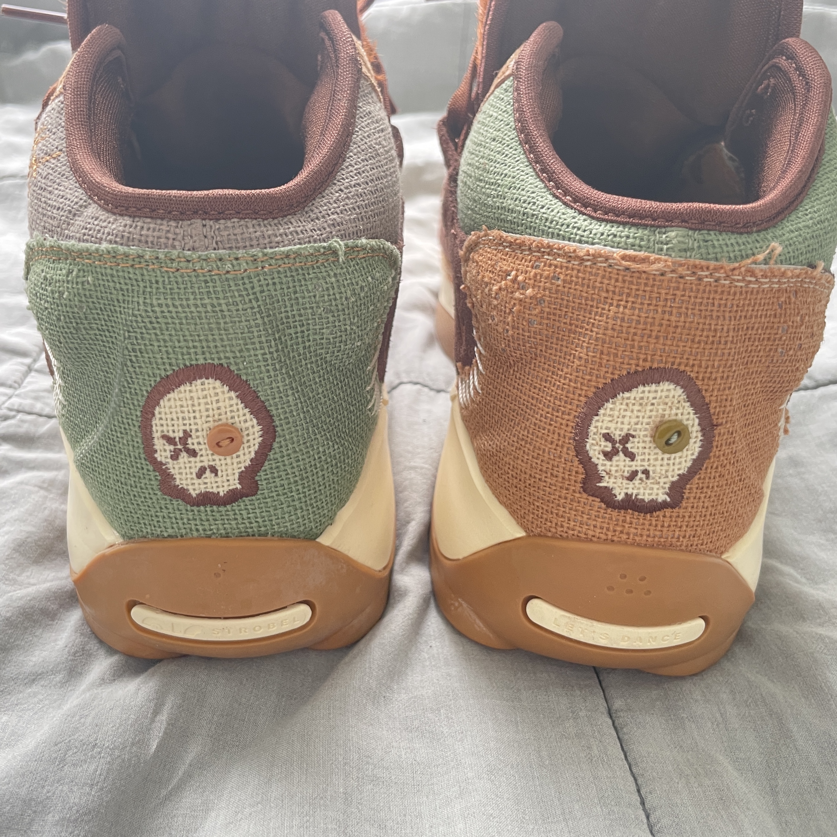 Jordan Zion 2 PF Sesame Muslin 착용 스타일 - 3