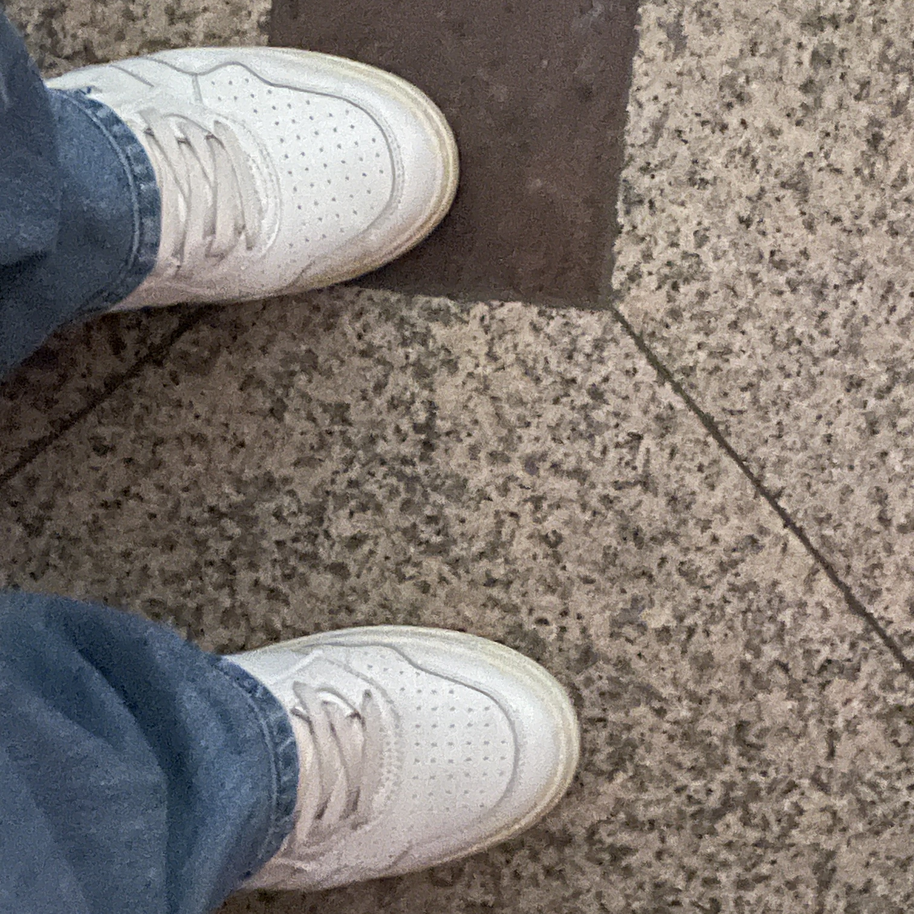 Autry Medalist Low Leather Sneakers White Black 착용 스타일