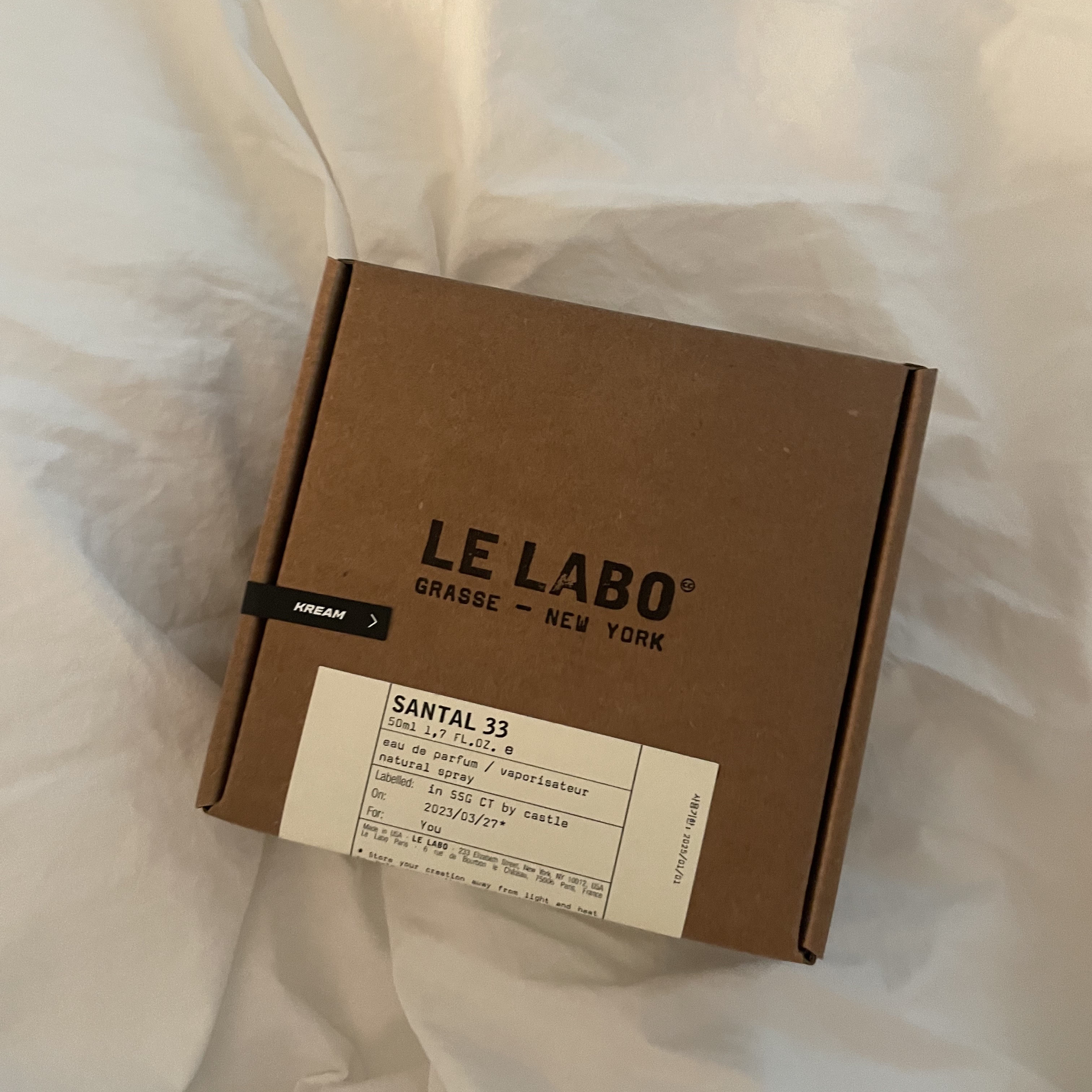Le Labo Santal 33 Eau De Parfum 50ml 착용 스타일 - 3