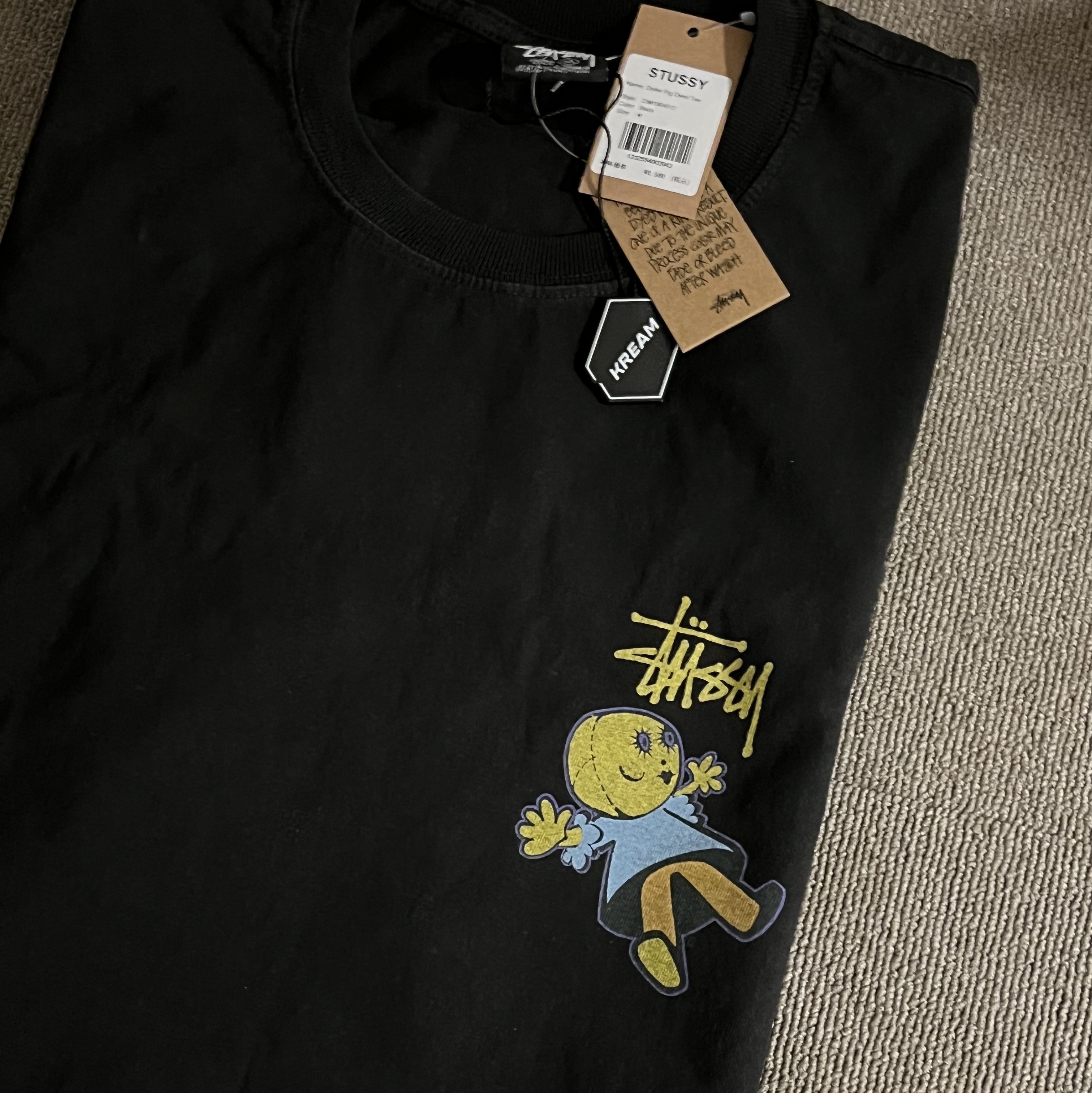 Stussy Dollie Pigment Dyed T-Shirt Black, Arc'teryx Heliad 15 Backpack Forage 착용 스타일 - 1