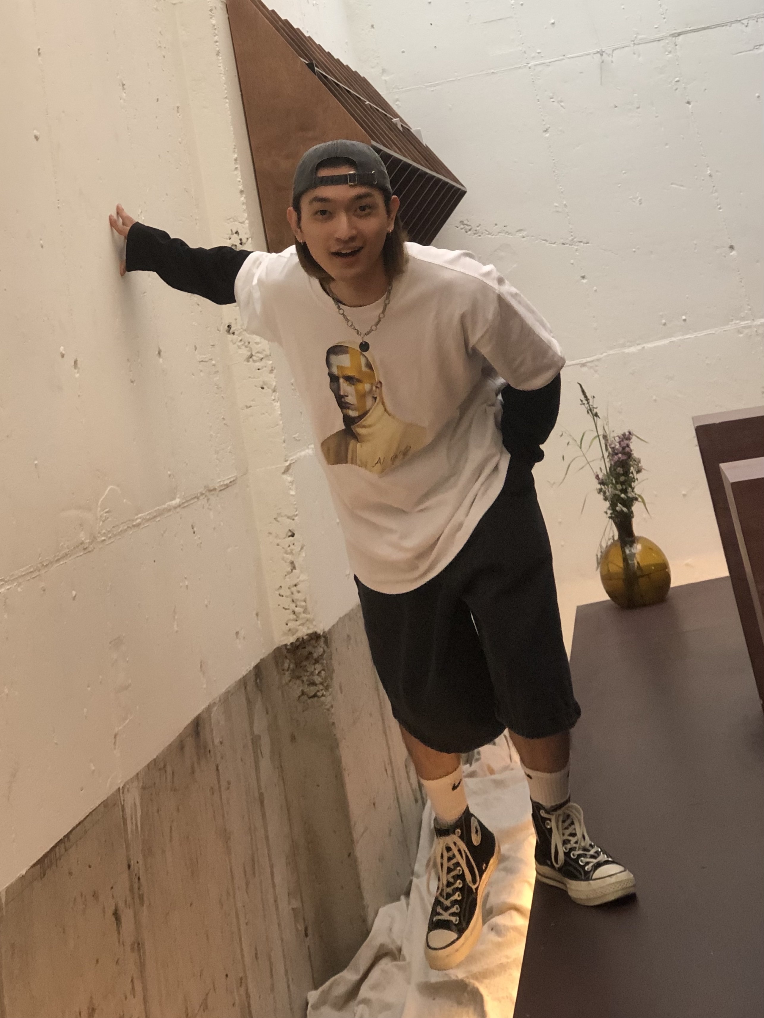 Converse Chuck 70 Hi Black 착용 스타일 - 2