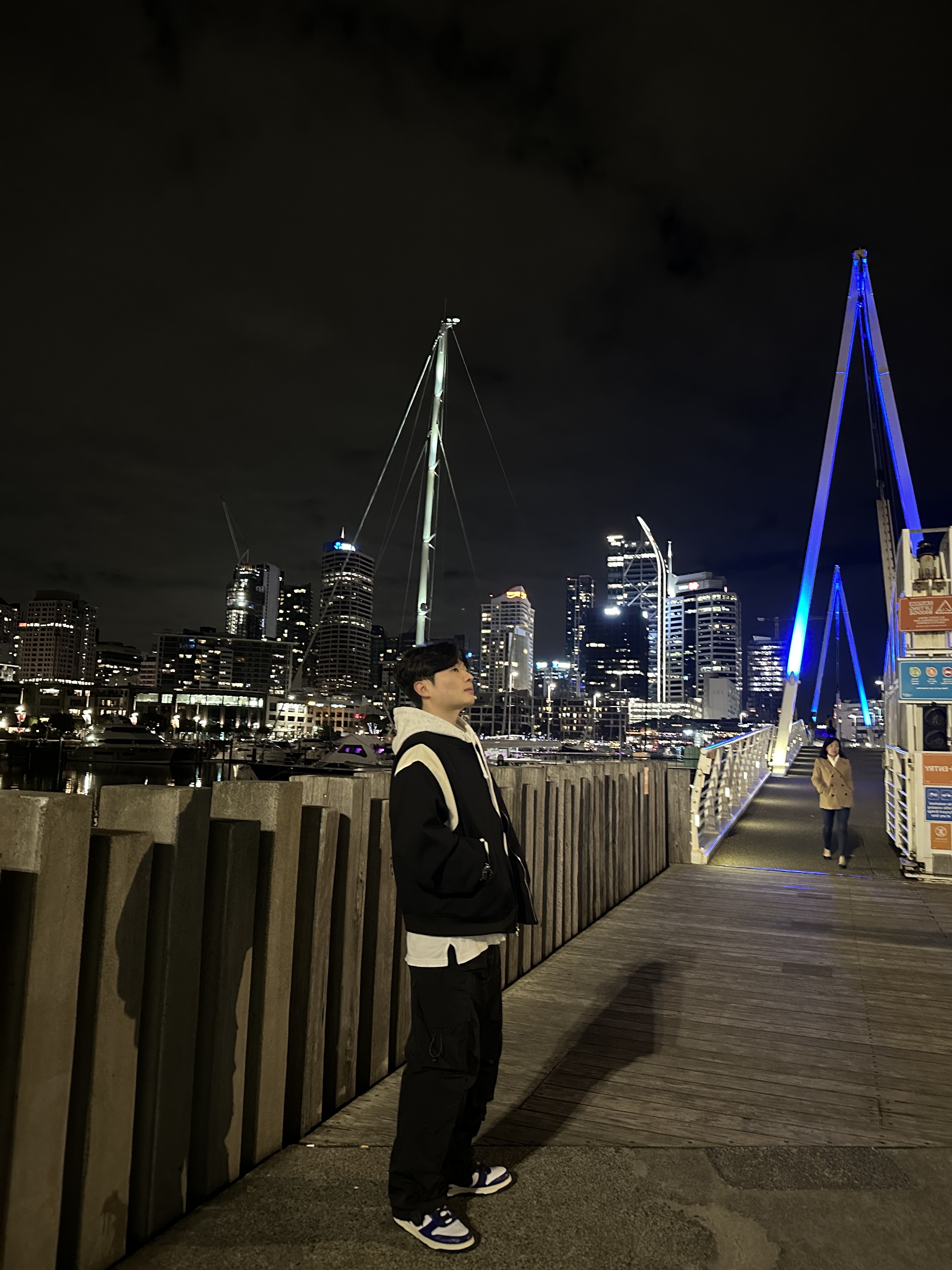 Nike x Ambush Dunk High Deep Royal Blue, Stussy World Tour Hoodie Ash Heather 2023 착용 스타일 - 1
