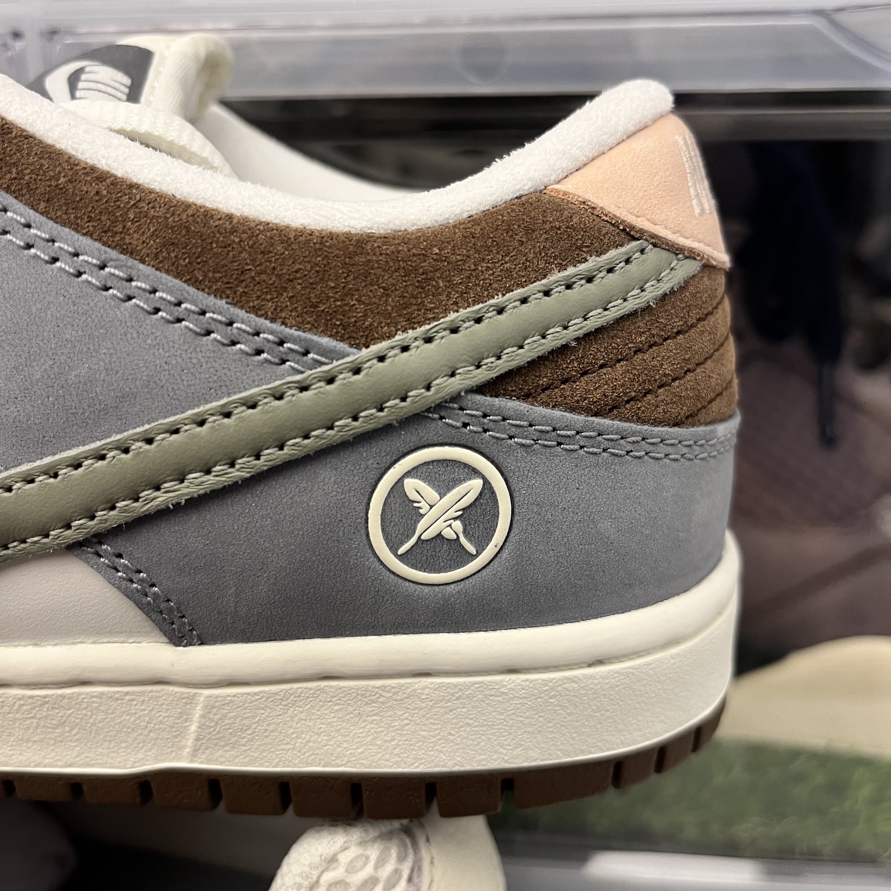 Nike x Yuto Horigome SB Dunk Low Wolf Grey 착용 스타일 - 1