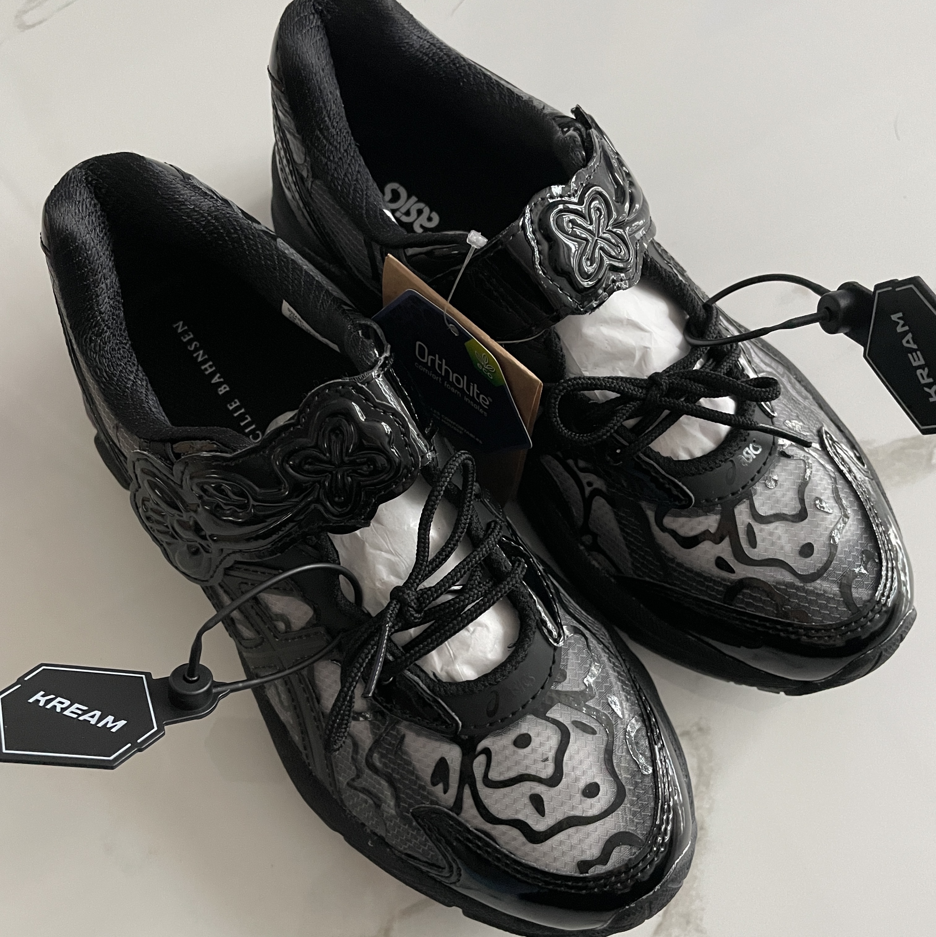 Asics x Cecilie Bahnsen GT-2160 Black 착용 스타일