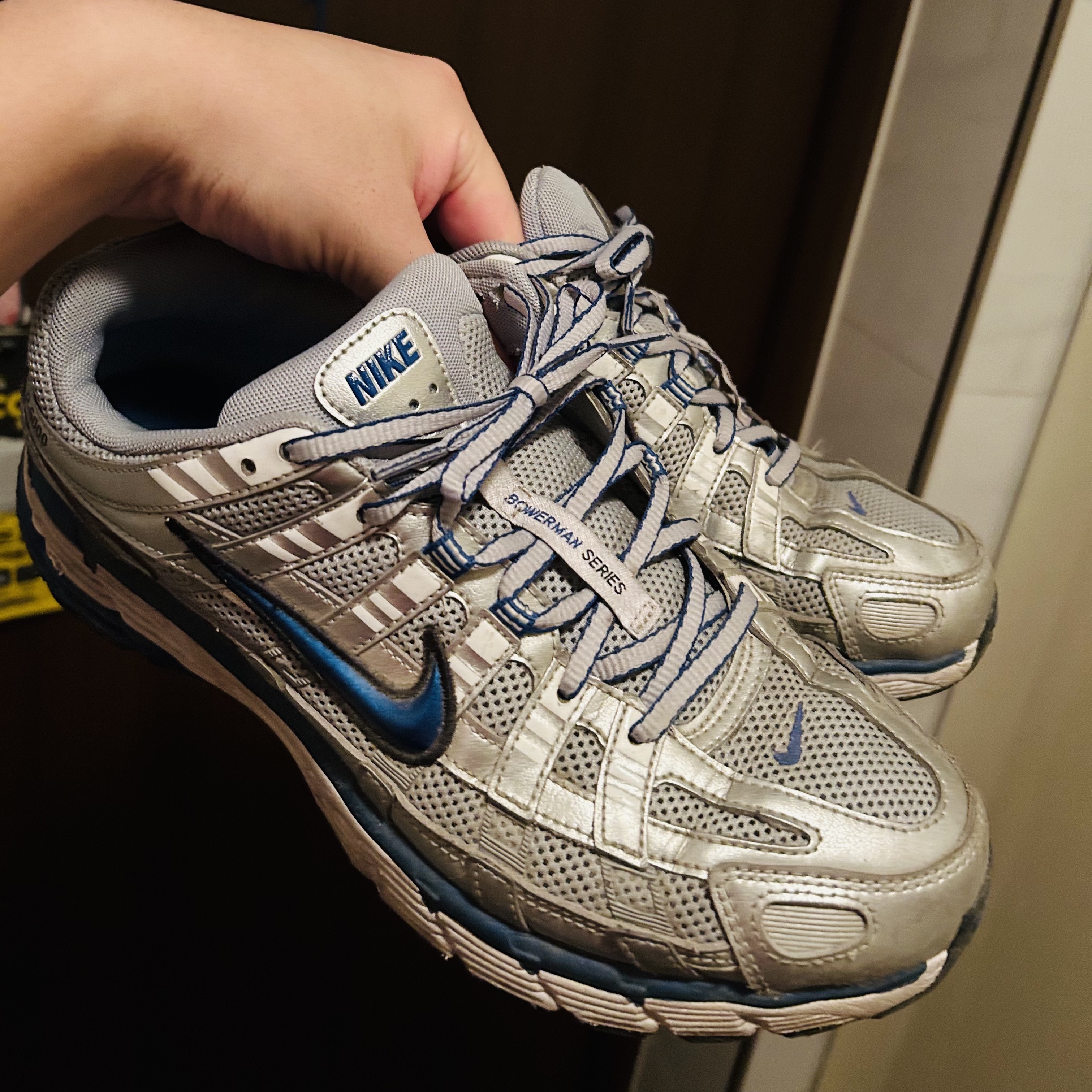 (W) Nike P-6000 Laser Blue 착용 스타일