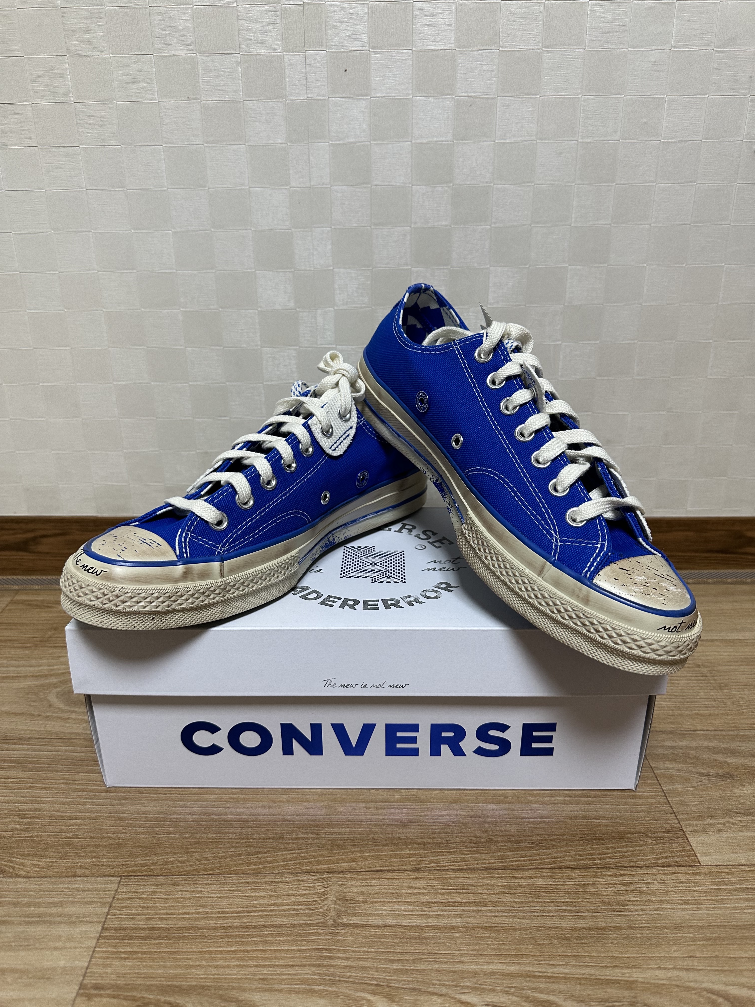 Converse x Ader Error Chuck 70 Ox Imperial Blue 착용 스타일