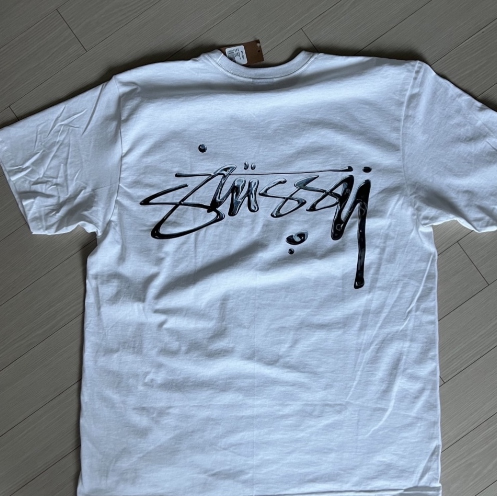 Stussy Mercury T-Shirt White 착용 스타일