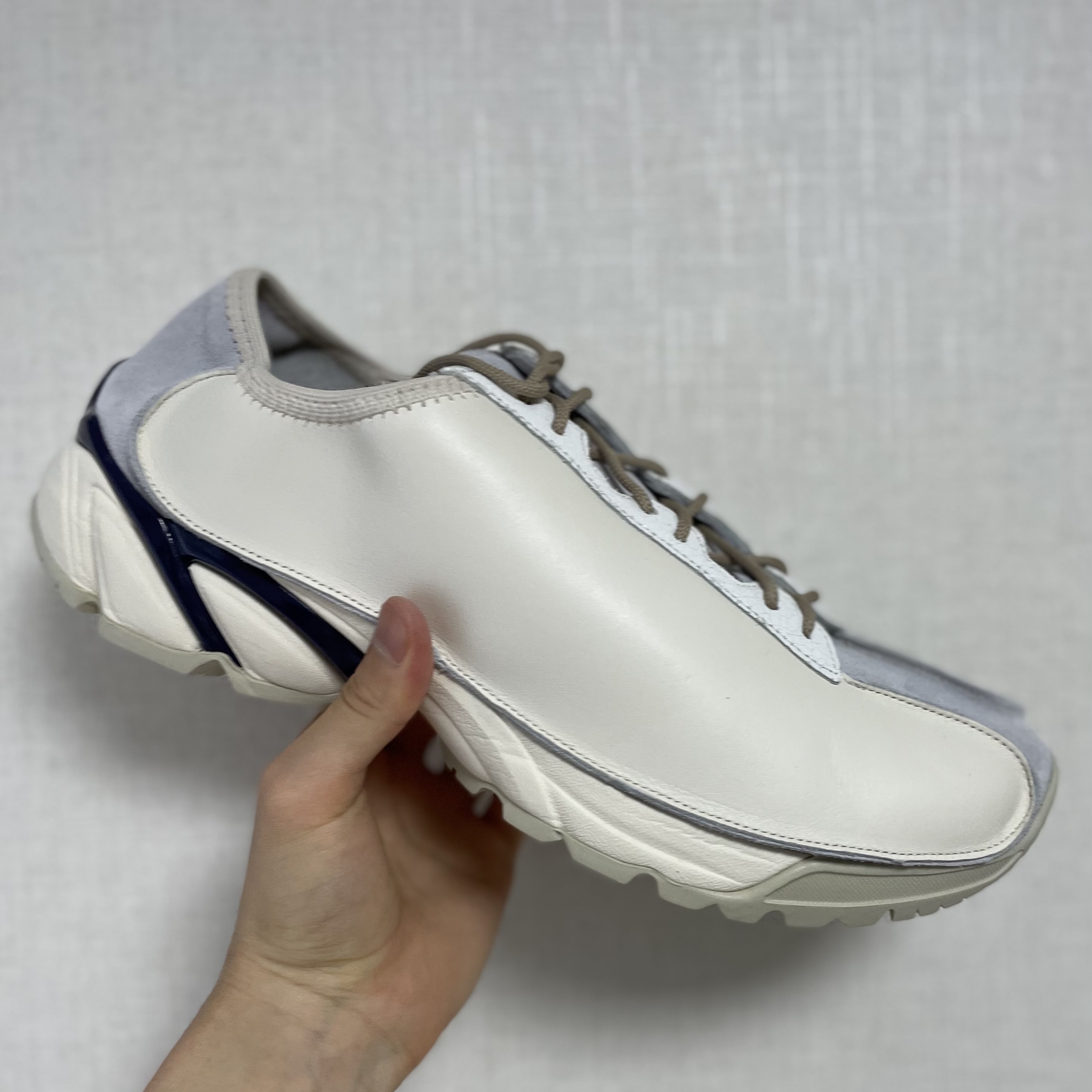 Our Legacy Klove Leather Off White 착용 스타일 - 1