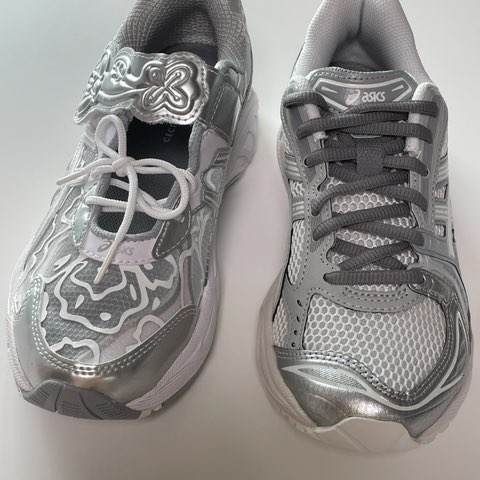 Asics x Aritzia Gel-Kayano 14 Blanc De Blanc, Asics x Cecilie Bahnsen GT-2160 White 착용 스타일 - 1
