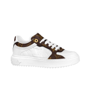 (W) Louis Vuitton Time Out Sneakers Monogram White