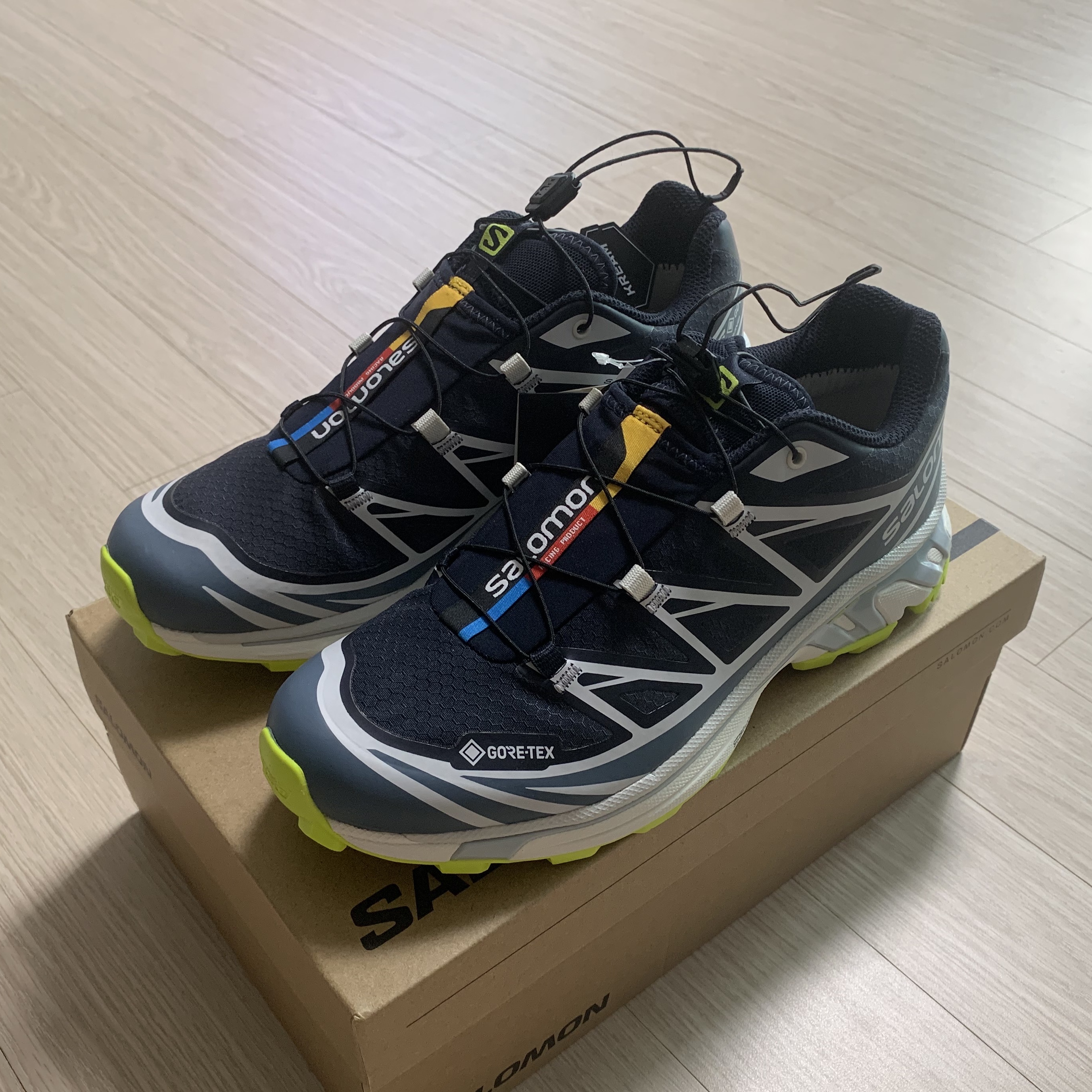 Salomon XT-6 Gore-Tex Night Sky 착용 스타일 - 1