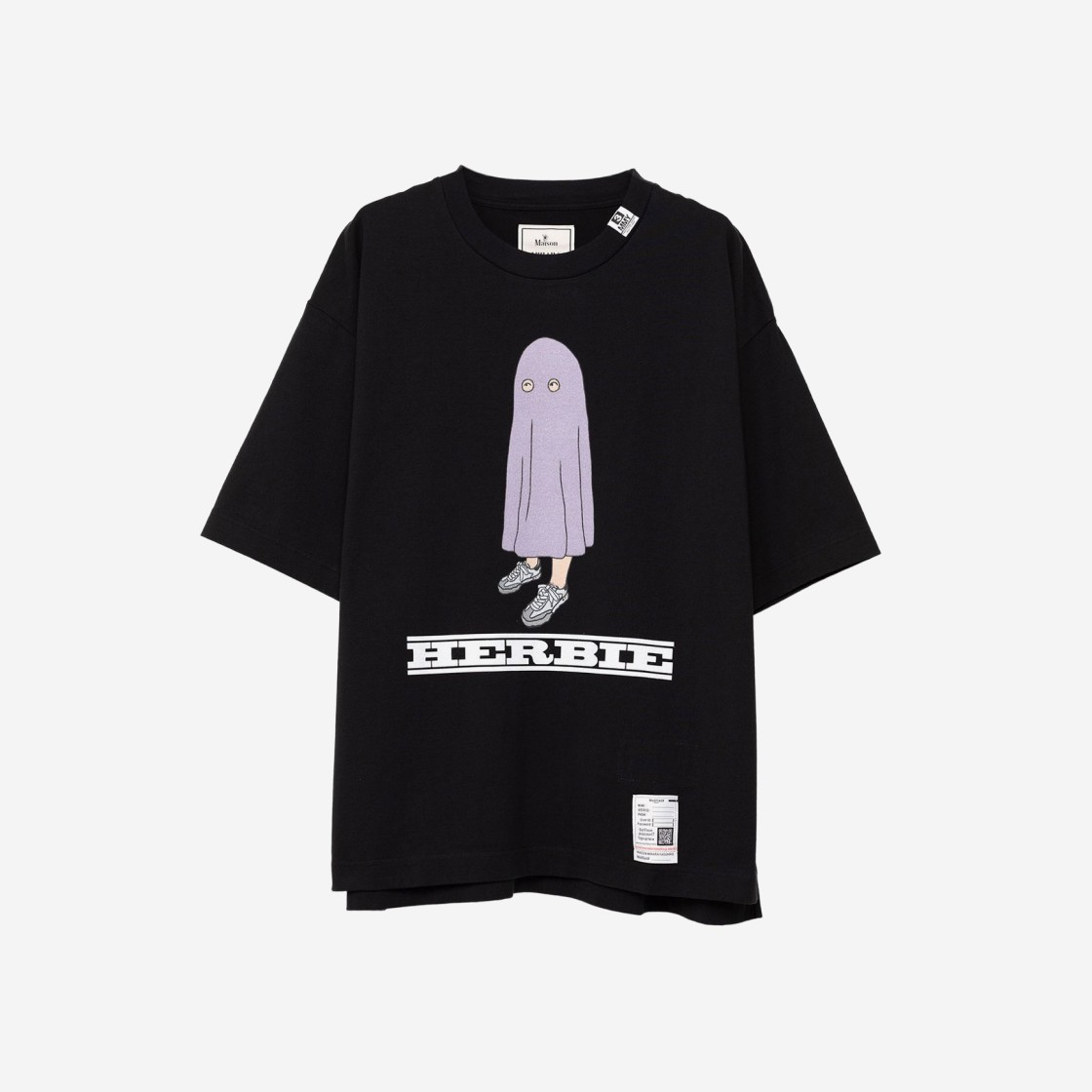 Maison Mihara Yasuhiro Herbie Printed T-Shirt Black 상세 이미지 1