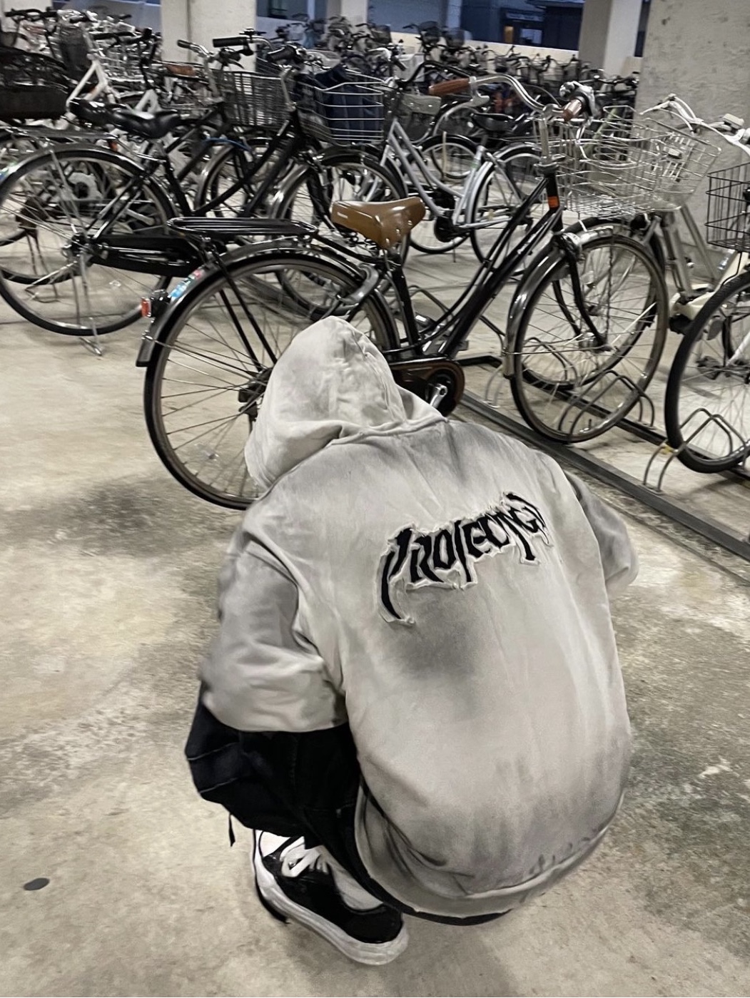 Project G/R Furious Logo Applique Zip Hoodie Grey - 10 Corso Como Exclusive, Maison Mihara Yasuhiro Peterson OG Sole Canvas Low Sneakers Purple 착용 스타일 - 1