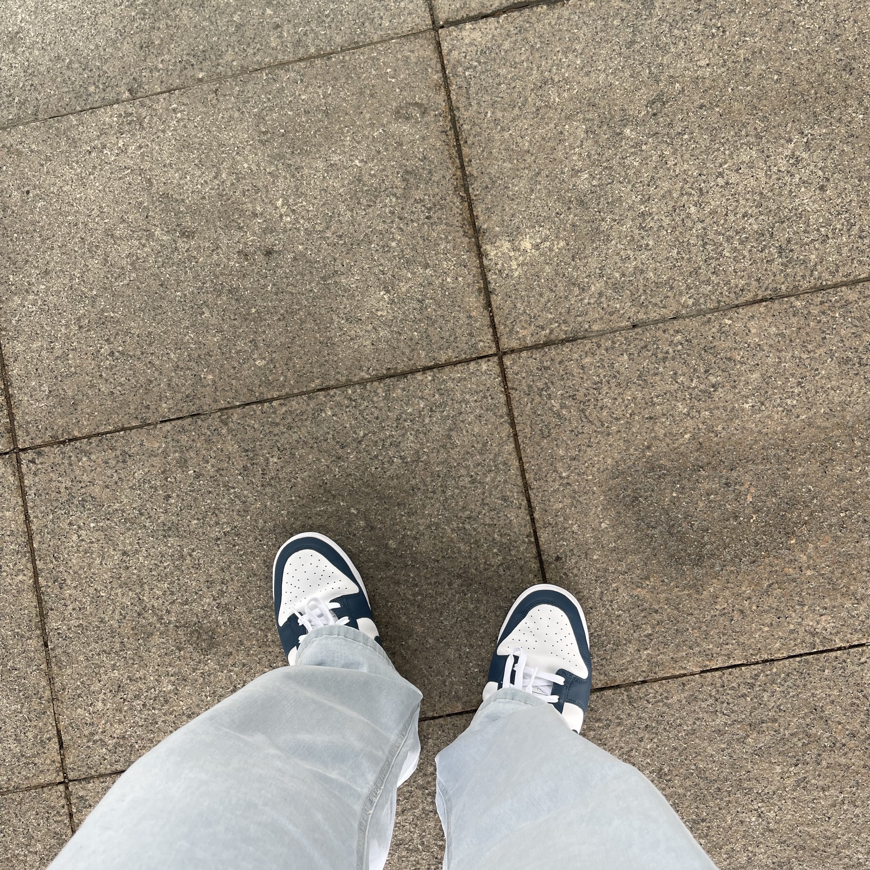 Nike Dunk Low Retro Valerian Blue 착용 스타일 - 3