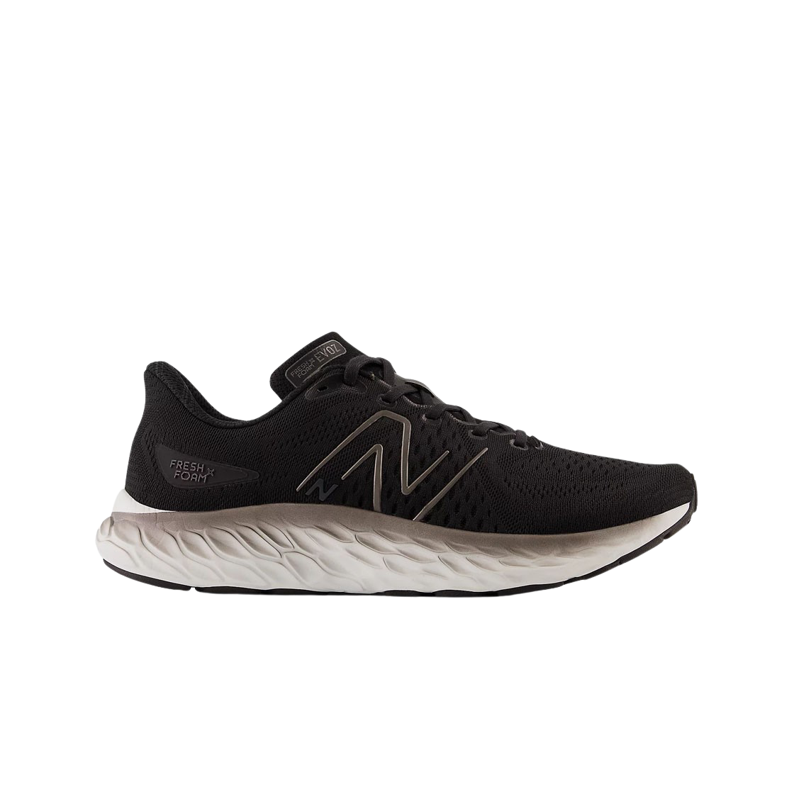 MEVOZLK3 New Balance Fresh Foam X Evoz v3 Black Silver Metallic - 2E Wide