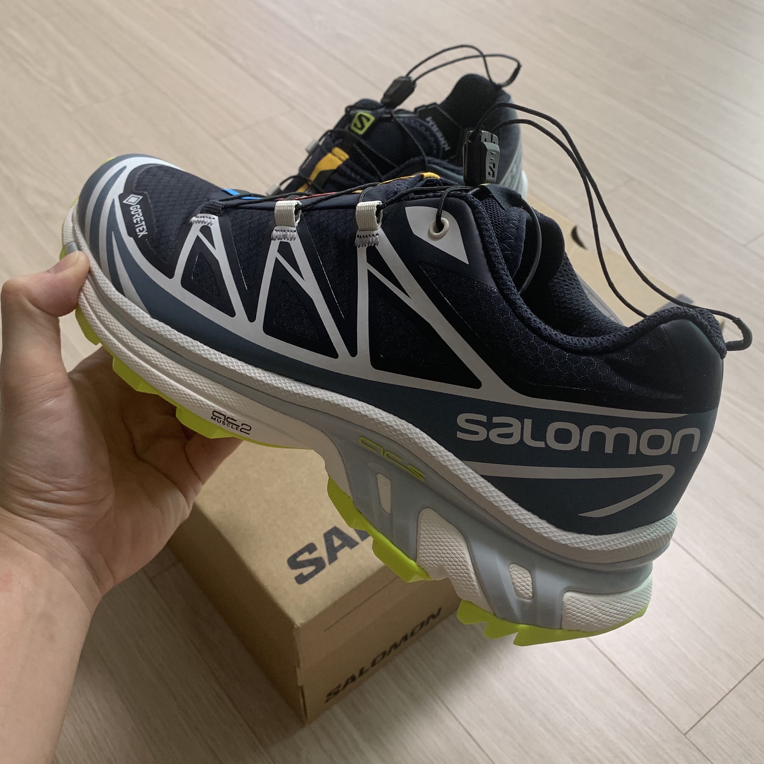 Salomon XT-6 Gore-Tex Night Sky 착용 스타일 - 4