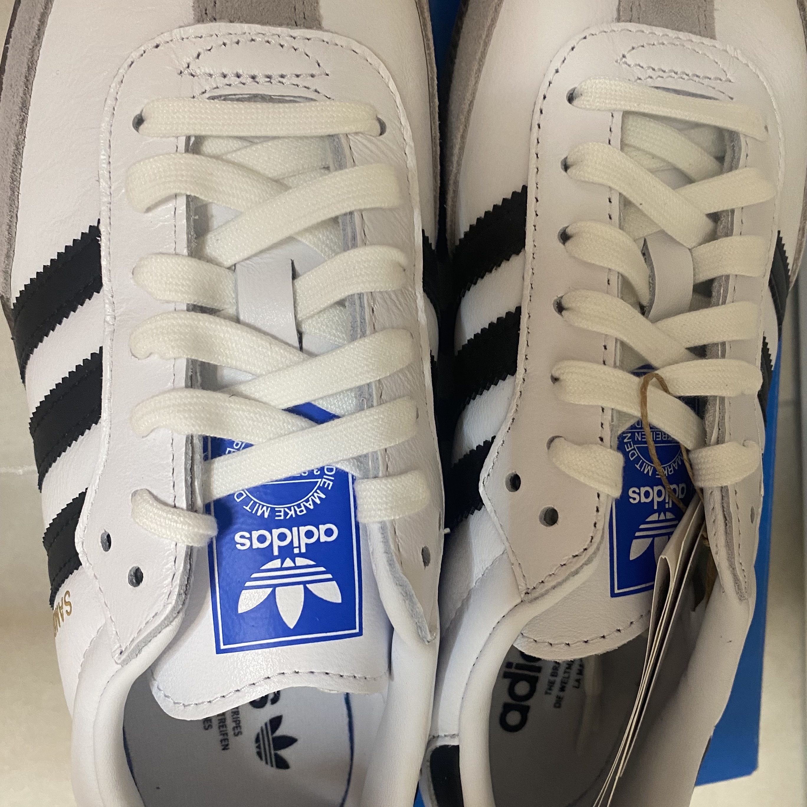 Adidas Samba OG Cloud White ์ฐฉ์ฉ ์คํ์ผ - 2
