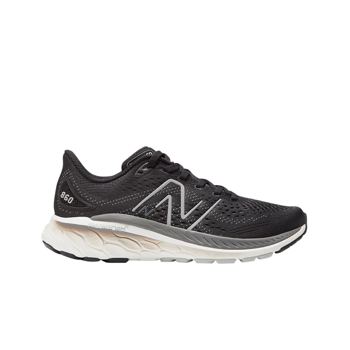 (W) 뉴발란스 프레쉬 폼 X 860v13 블랙 화이트 - B 스탠다드((W) New Balance Fresh Foam X 860v13 Black White - B Standard) - 1