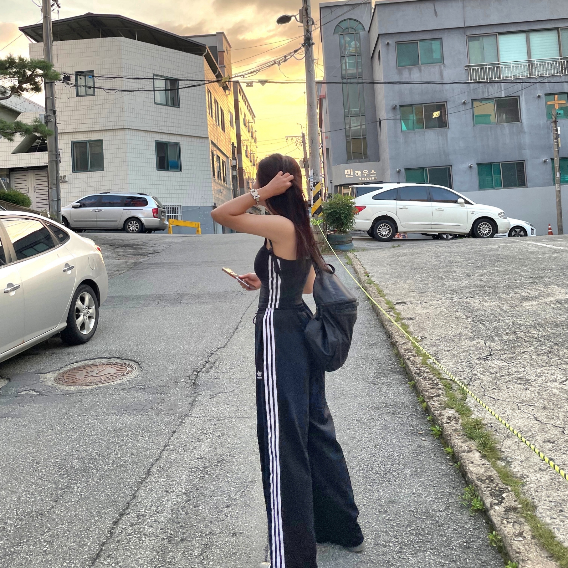 Arc'teryx Heliad 15 Backpack Black 착용 스타일 - 2