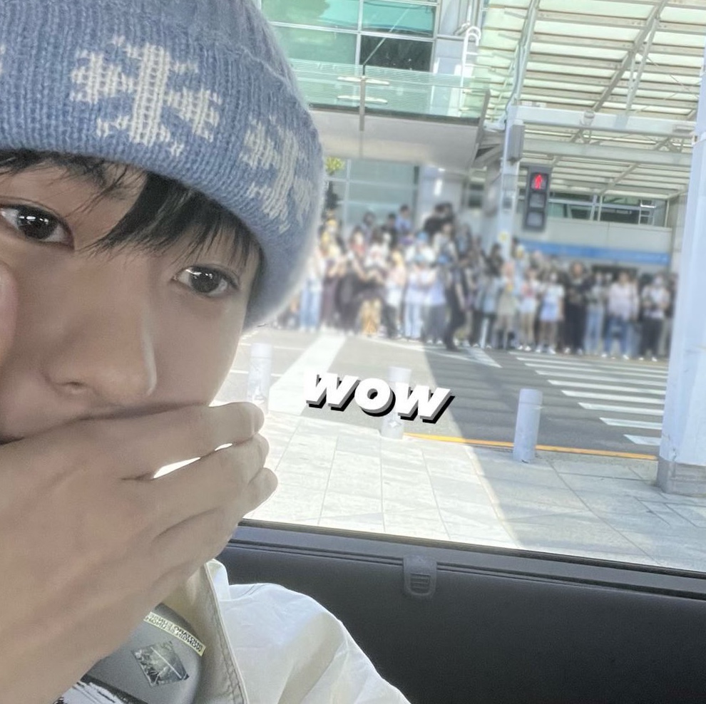 Chrome Hearts Big Daddy Cashmere Beanie Light Blue White 착용 스타일