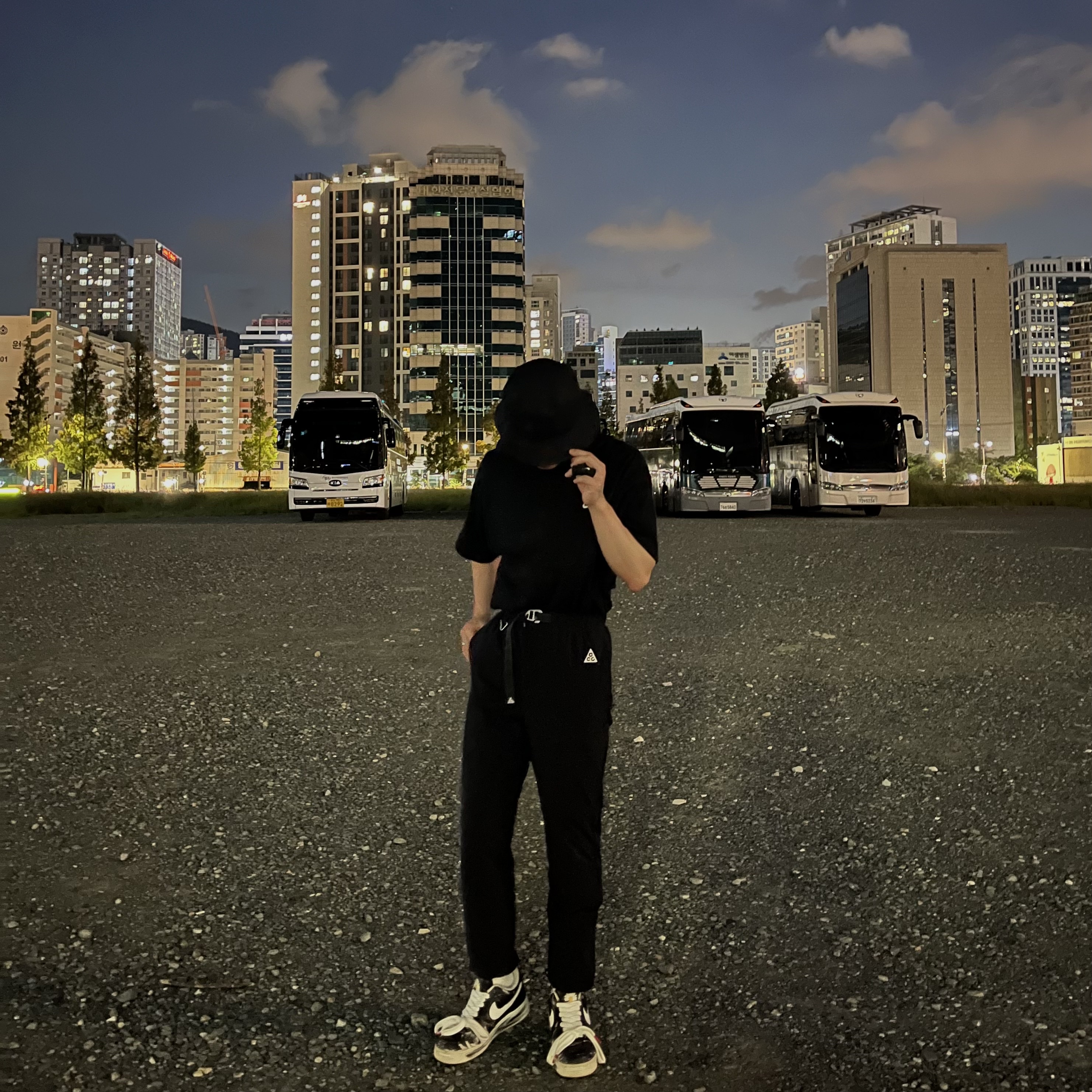 Nike x Peaceminusone Air Force 1 Low Para-Noise, Nike ACG Sun farer Trail Pants Black - Asia 착용 스타일 - 4