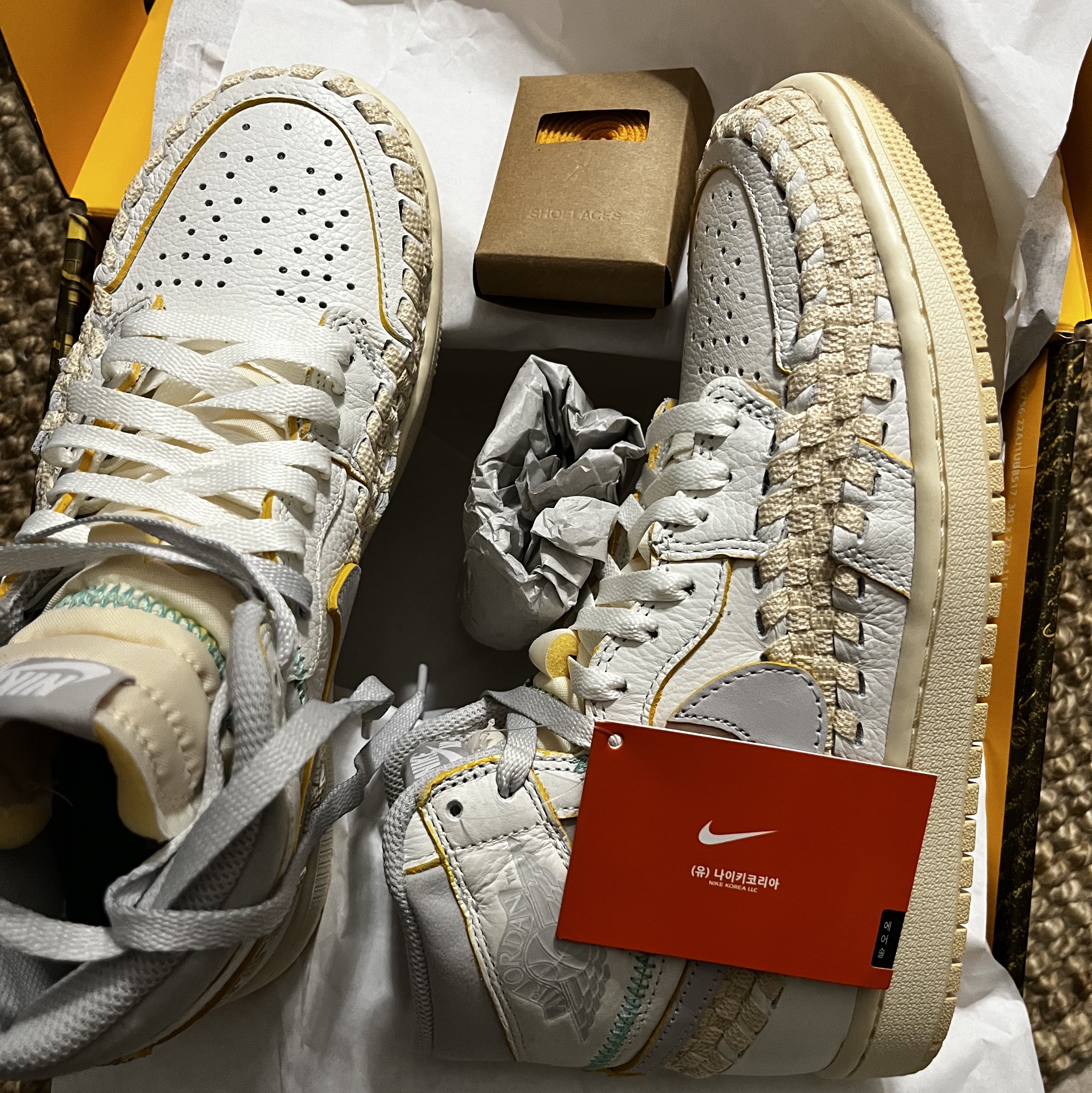 Jordan 1 x Bephies Beauty Supply x Union Retro High OG SP Summer '96 착용 스타일