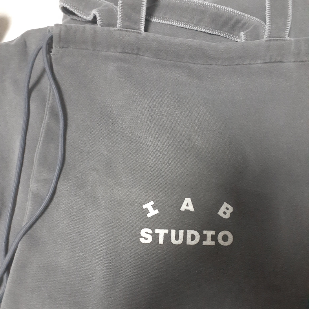 IAB Studio Pigment Hoodie & Sack Black, IAB Studio Pigment Sack Black 착용 스타일