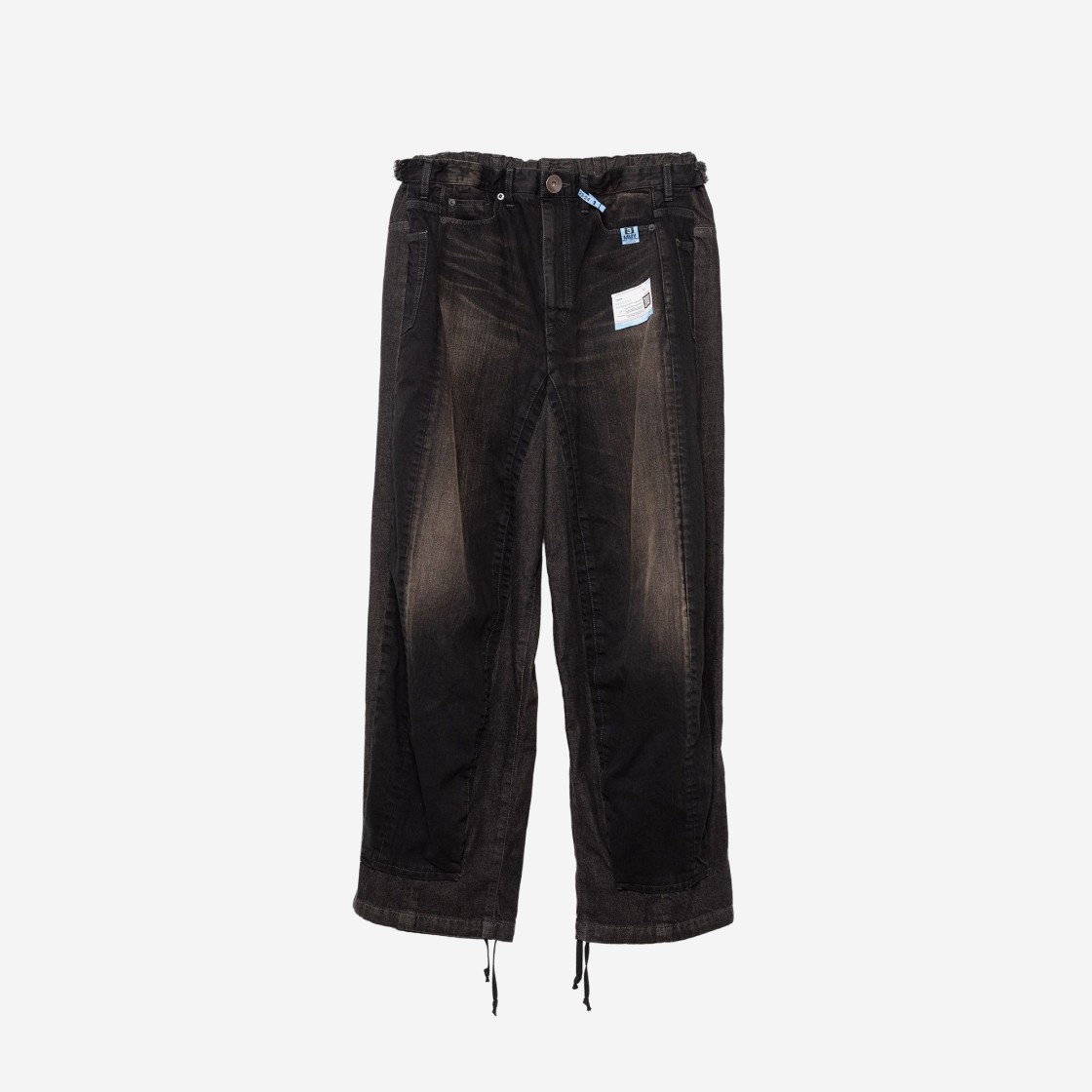 Maison Mihara Yasuhiro Embedded Denim Pants Black 상세 이미지 1