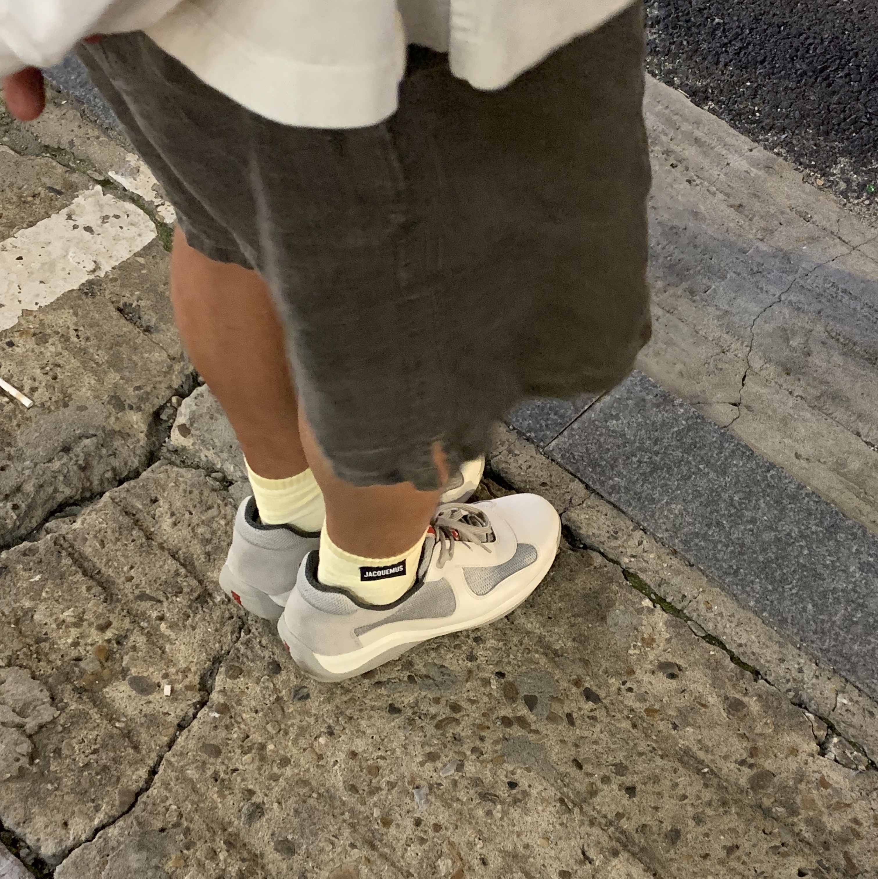 Prada America’s Cup Original Sneakers White 착용 스타일 - 1
