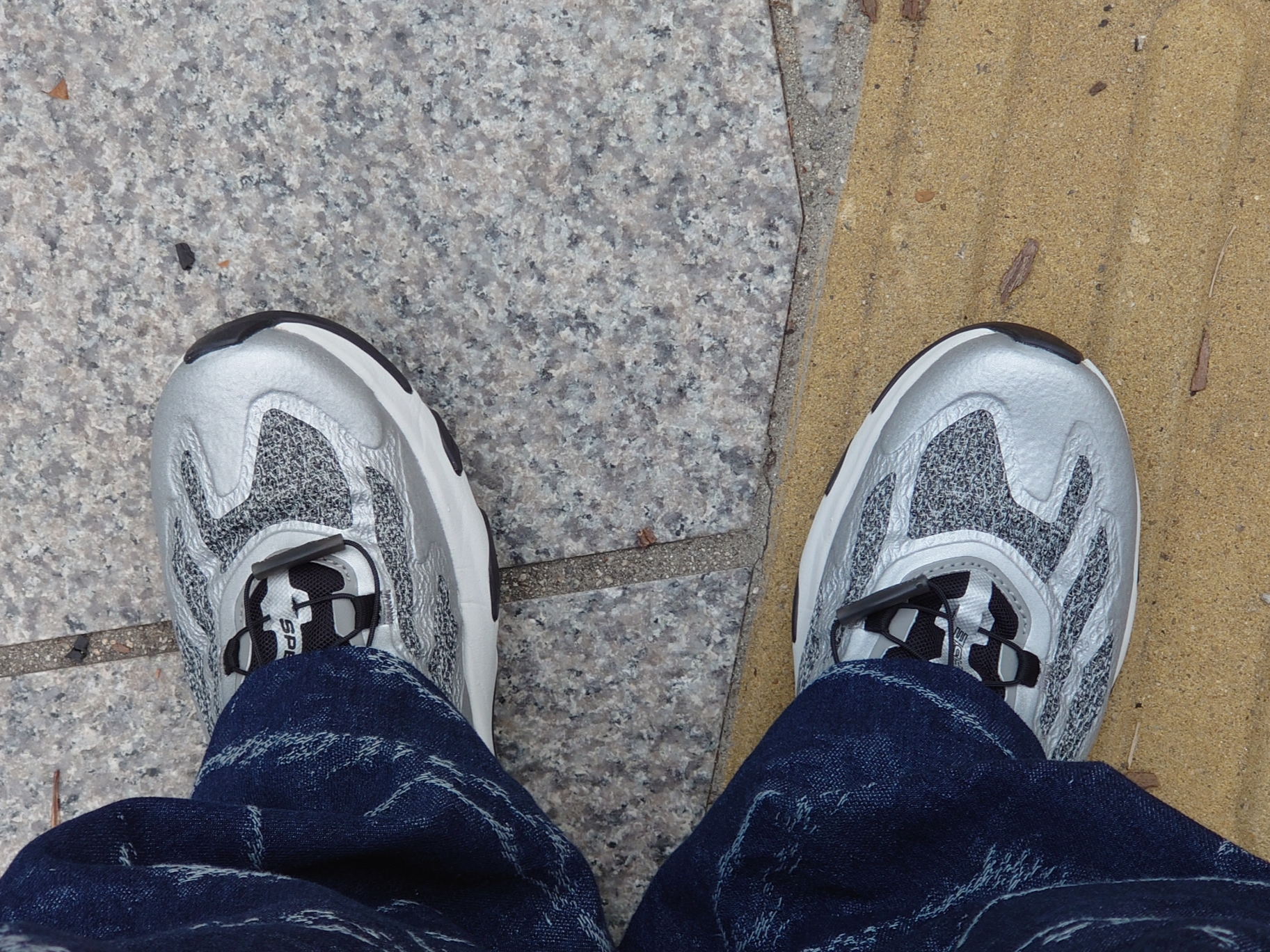 Salomon Speedverse PRG Silver Frost Grey Lunar Rock 착용 스타일