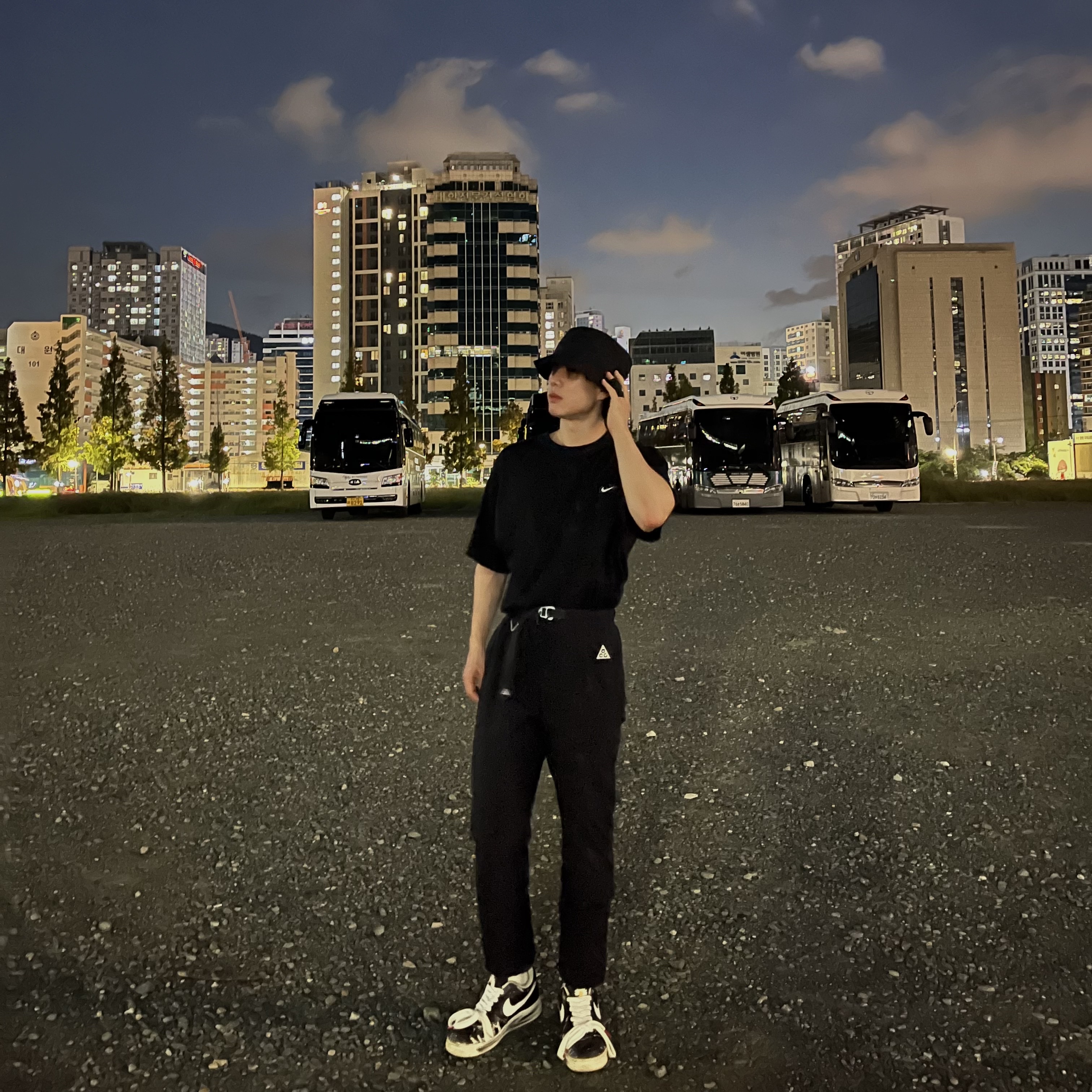 Nike x Peaceminusone Air Force 1 Low Para-Noise, Nike ACG Sun farer Trail Pants Black - Asia 착용 스타일 - 3