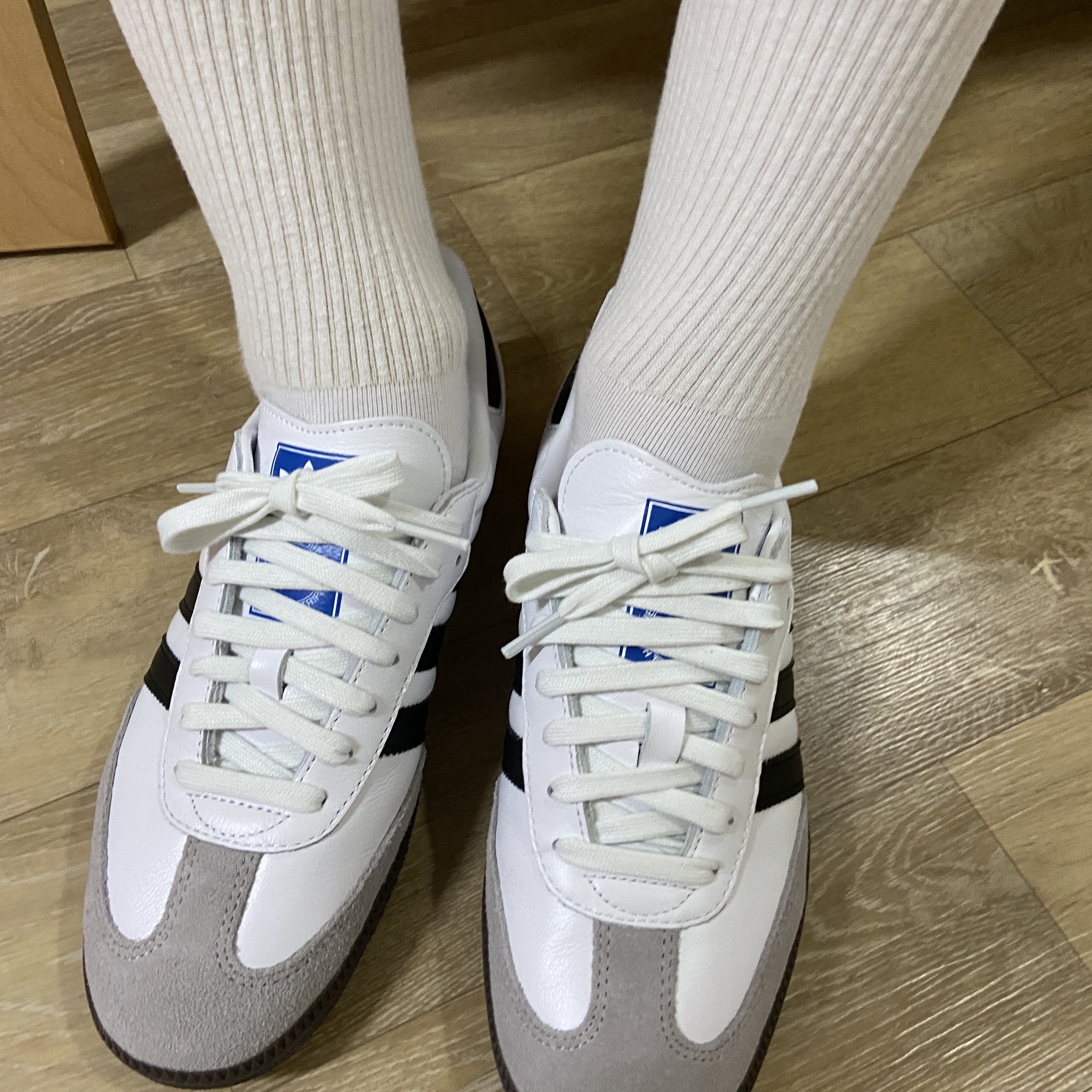Adidas Samba OG Cloud White 착용 스타일
