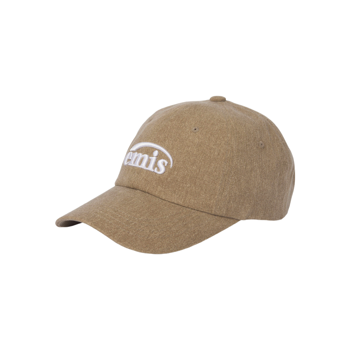 Emis New Logo Pigment Ball Cap Brown 상세 이미지 1