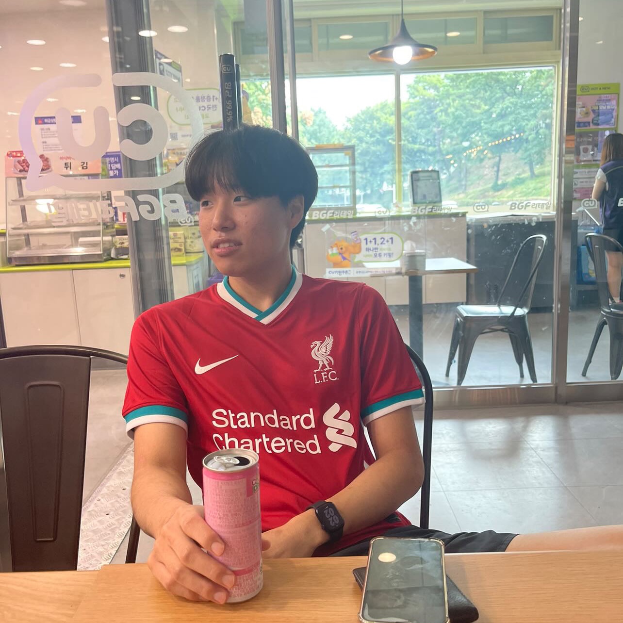 Nike Liverpool FC 2020/21 Dri-Fit Stadium Home SS Jersey Gym Red (Non Marking Ver.) 착용 스타일