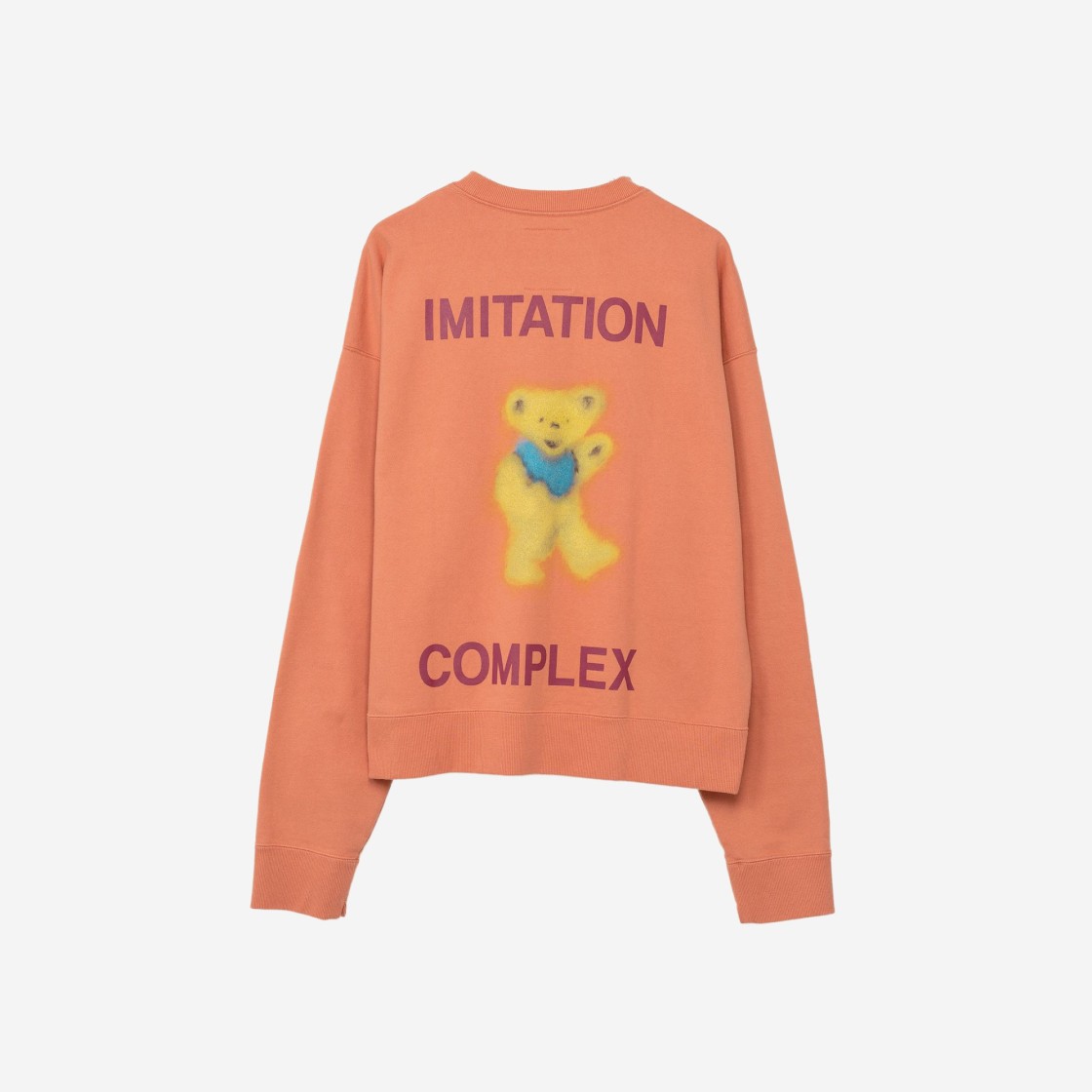 Maison Mihara Yasuhiro Bear Printed Sweatshirt Orange 상세 이미지 2