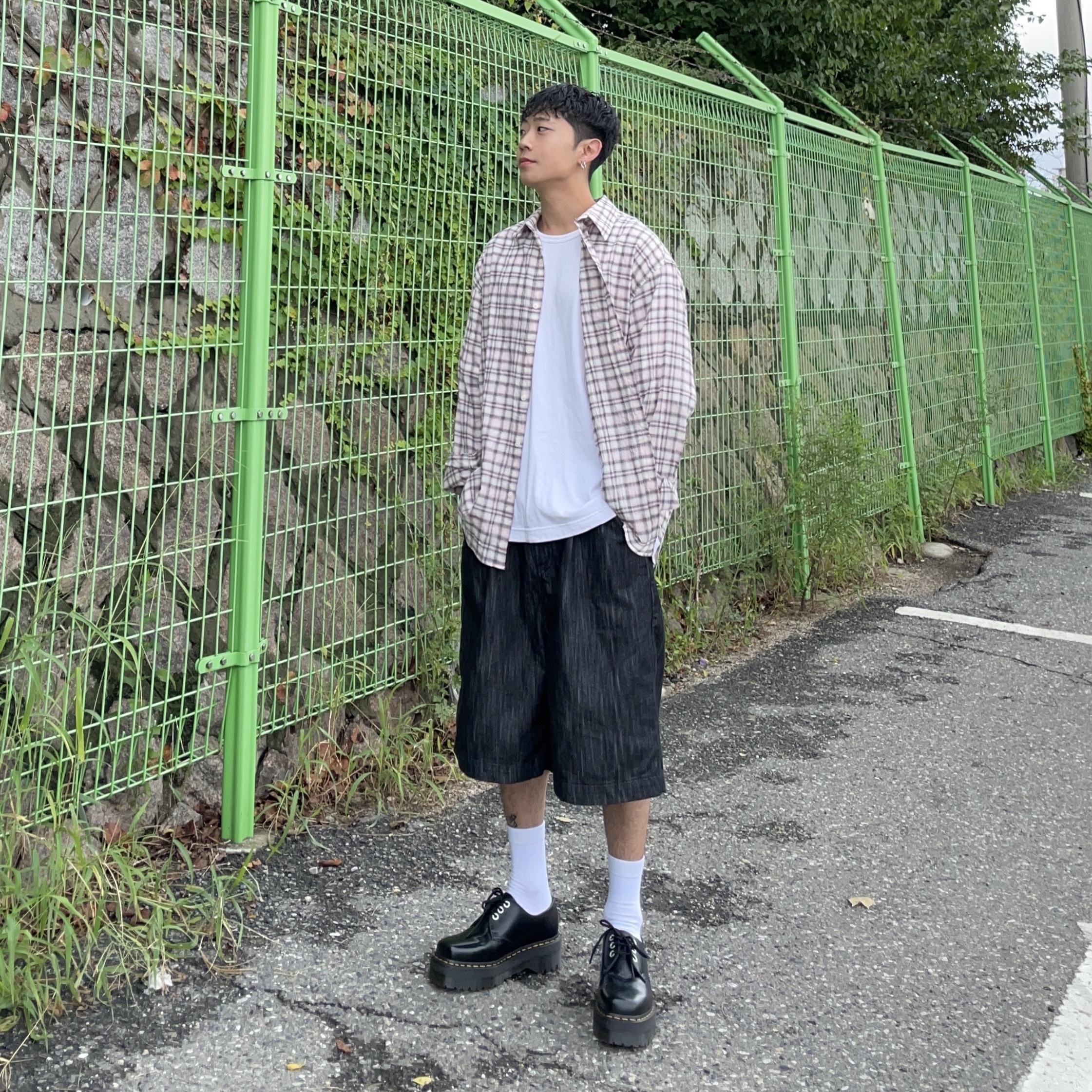 Dr. Martens 1461 Quad Black 착용 스타일
