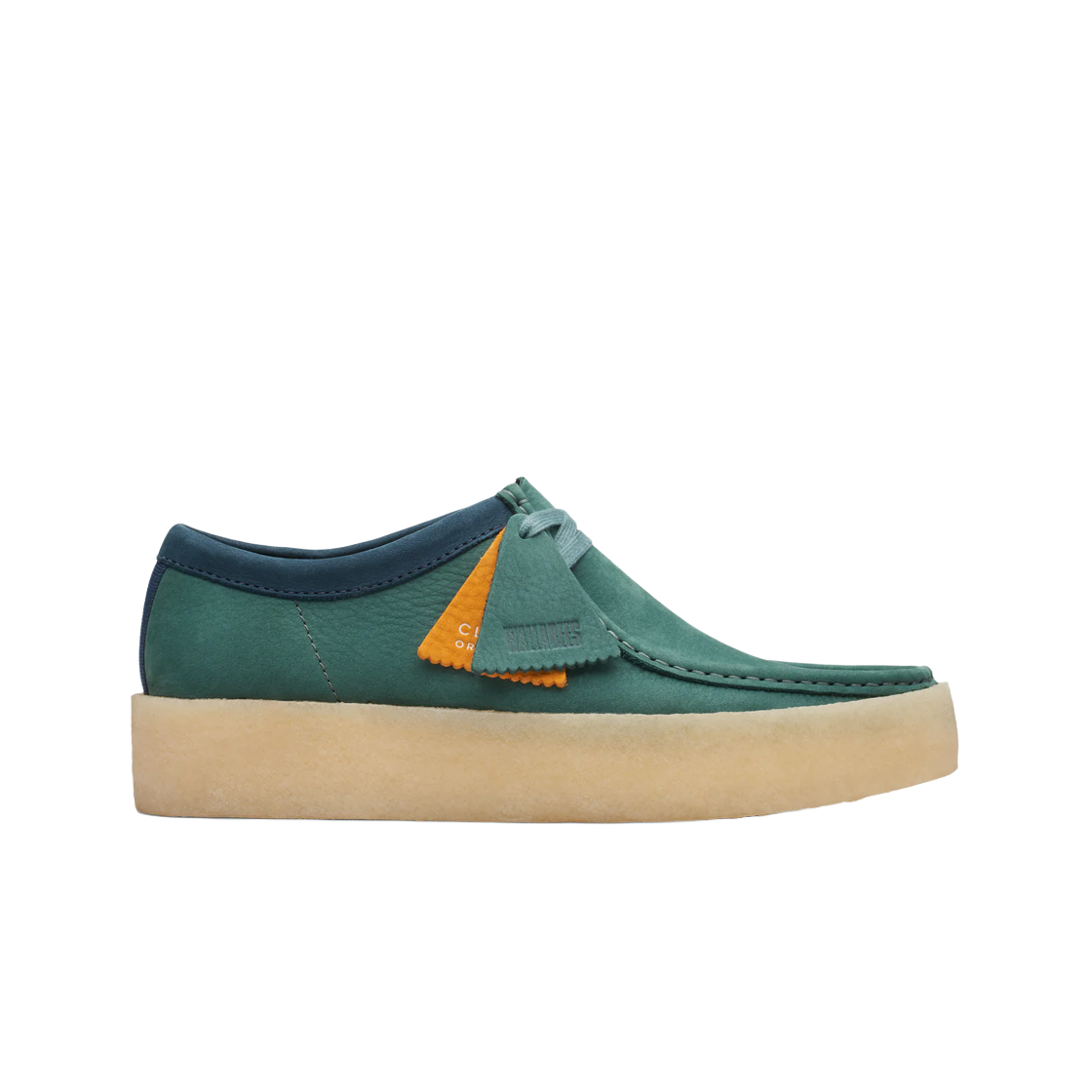 Clarks Wallabee Cup Low Teal Nubuck 상세 이미지 1