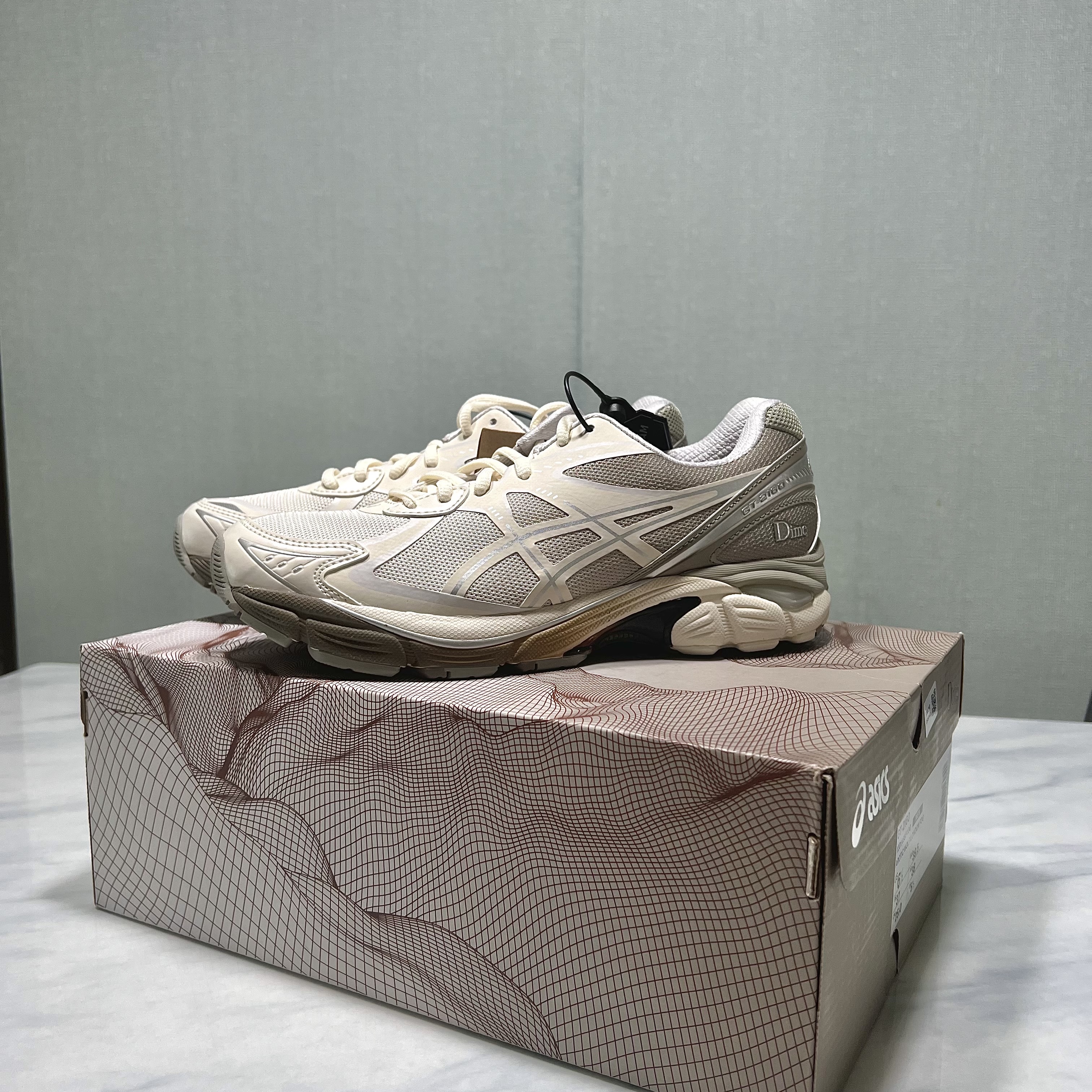 Asics x Dime GT-2160 Arctic Wolf London Fog 착용 스타일 - 5