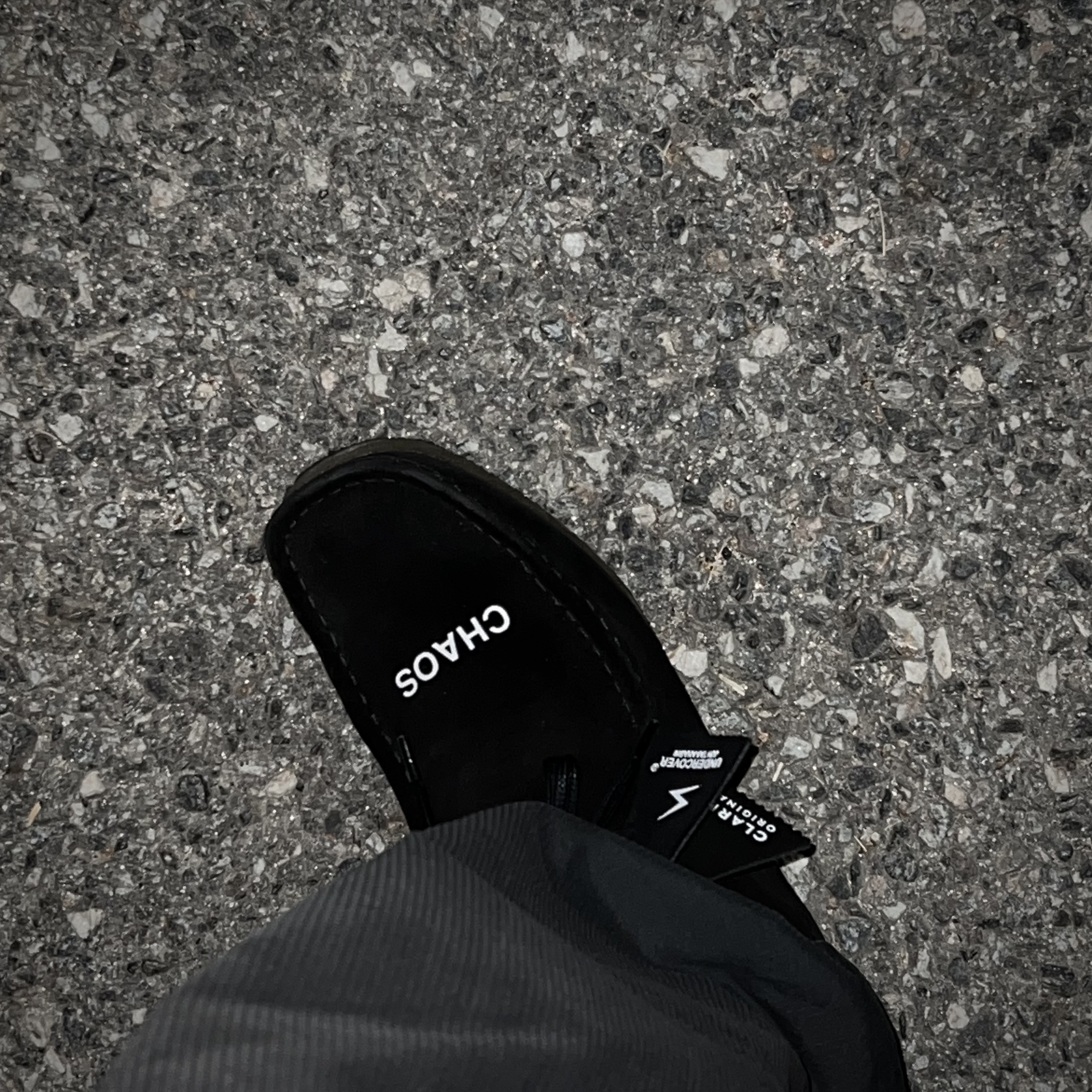 Clarks x Undercover Wallabee Boot Black 착용 스타일