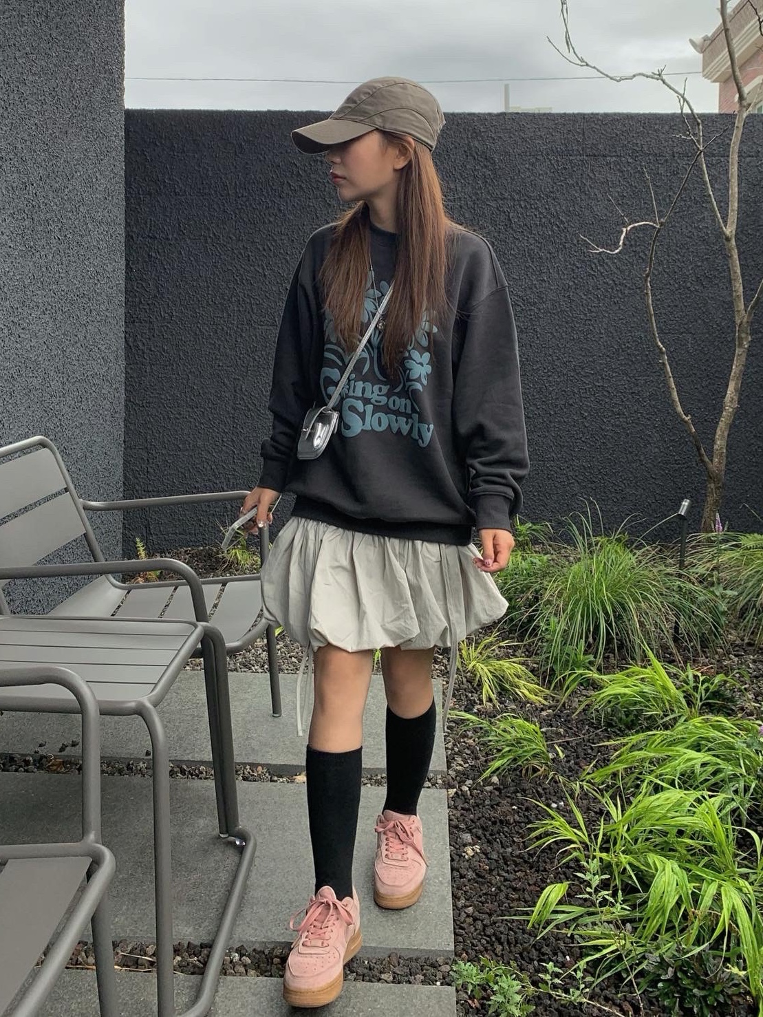 Sansan Gear Ball Cap Brown - 23SS, Nike Air Force 1 '07 LV8 Suede Particle Pink Gum 착용 스타일 - 2