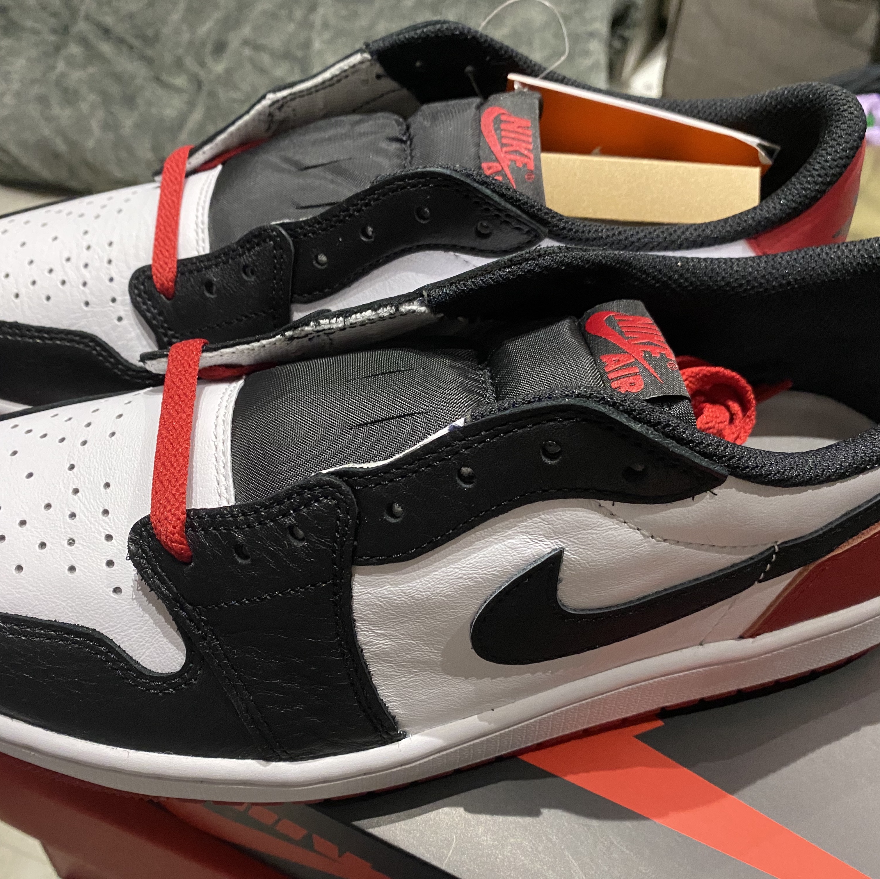 Jordan 1 Retro Low OG Black Toe 착용 스타일
