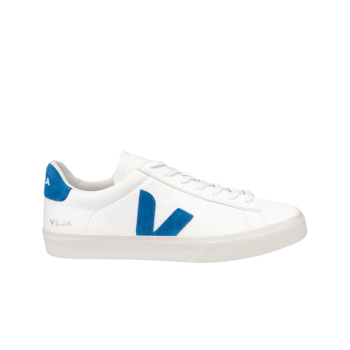 베자 캄포 크롬프리 레더 화이트 스웨디시 블루(Veja Campo Chromefree Leather White Swedish Blue) - 1