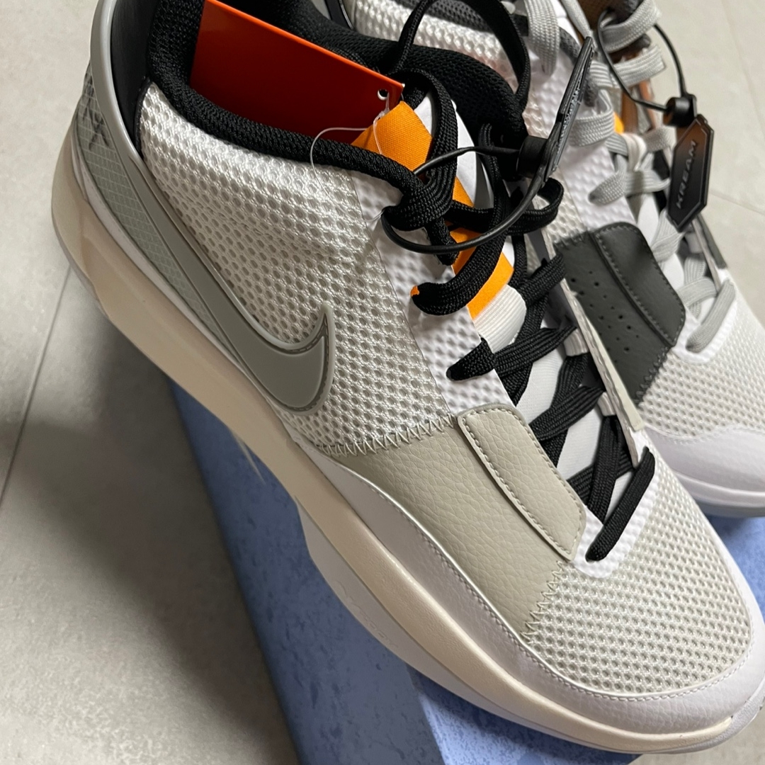 Nike Ja 1 EP Light Smoke Grey 착용 스타일 - 4