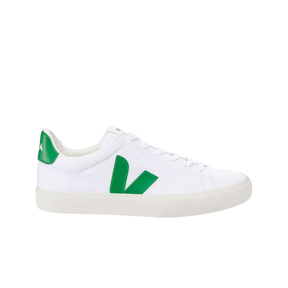 베자 캄포 캔버스 화이트 에메랄드(Veja Campo Canvas White Emeraude) - 1