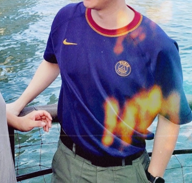 Nike Paris Saint-Germain Travel Short Sleeve Football Top Blackened Blue (Non Marking Ver.) 착용 스타일 - 2