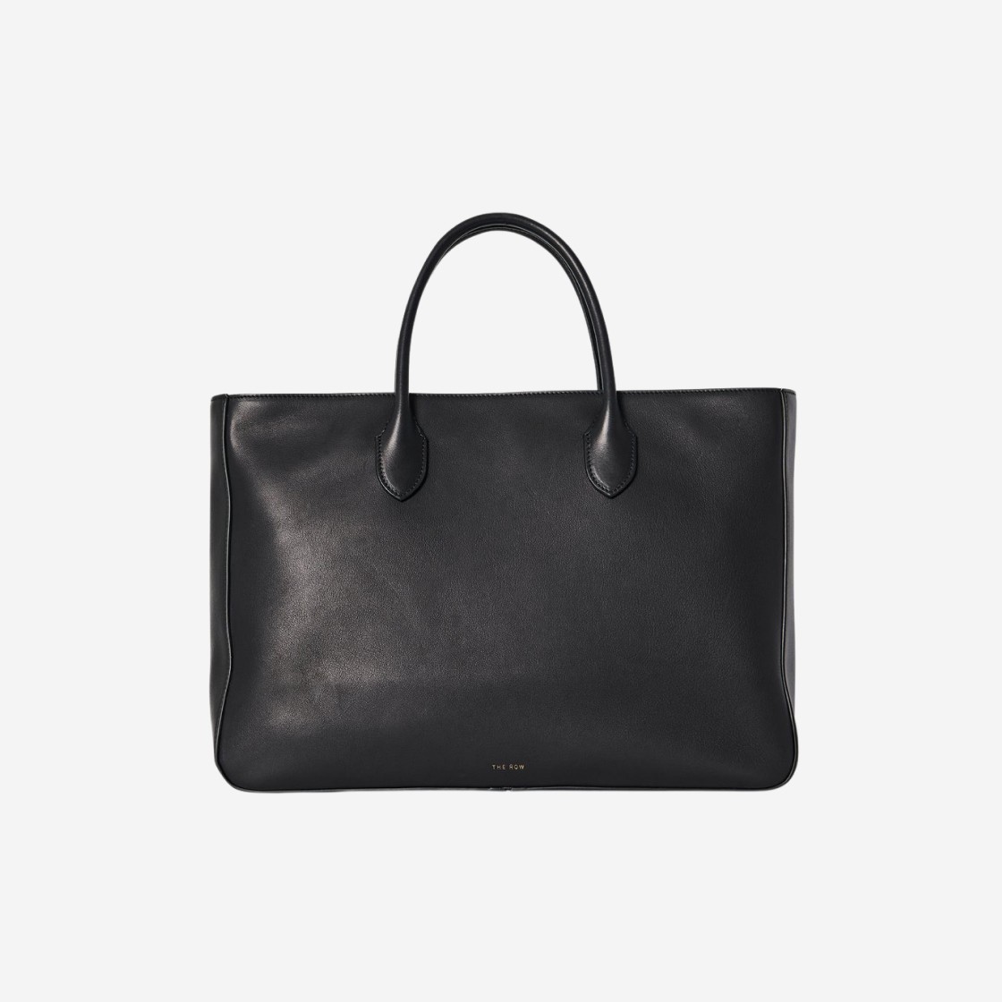 The Row E/W Day Luxe Bag in Leather Black 상세 이미지 1