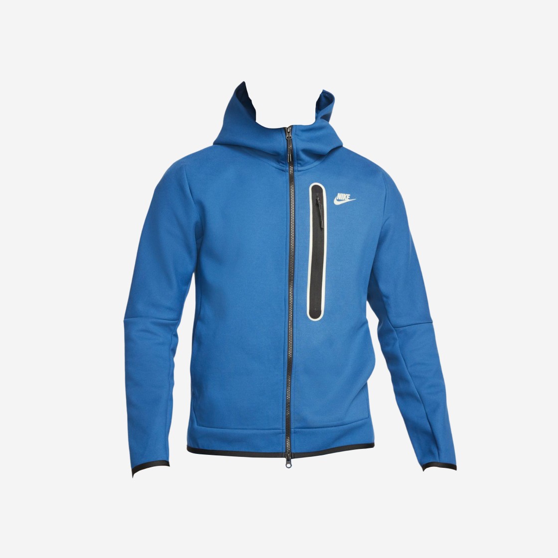 Nike NSW Tech Fleece Brushed Full Zip Hoodie Court Blue - Asia 상세 이미지 1