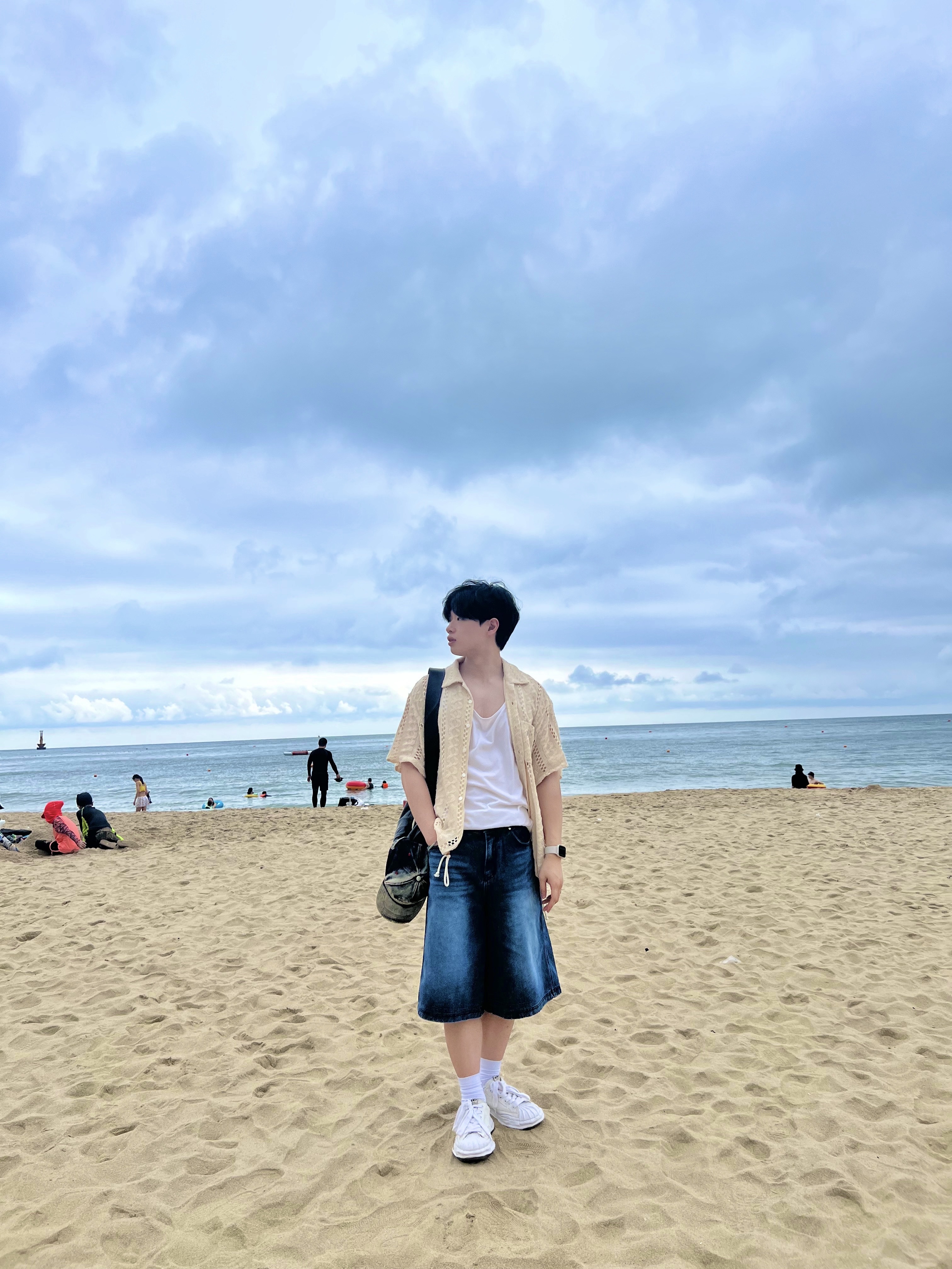 Maison Mihara Yasuhiro Blakey OG Sole Canvas Low-top Sneakers White, Lemaire Small Croissant Bag Soft Nappa Leather Dark Chocolate ์ฐฉ์ฉ ์คํ์ผ - 1