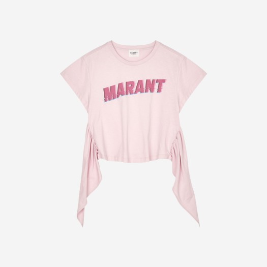 (W) 이자벨 마랑 조디아 코튼 티셔츠 라이트 핑크 - 23SS