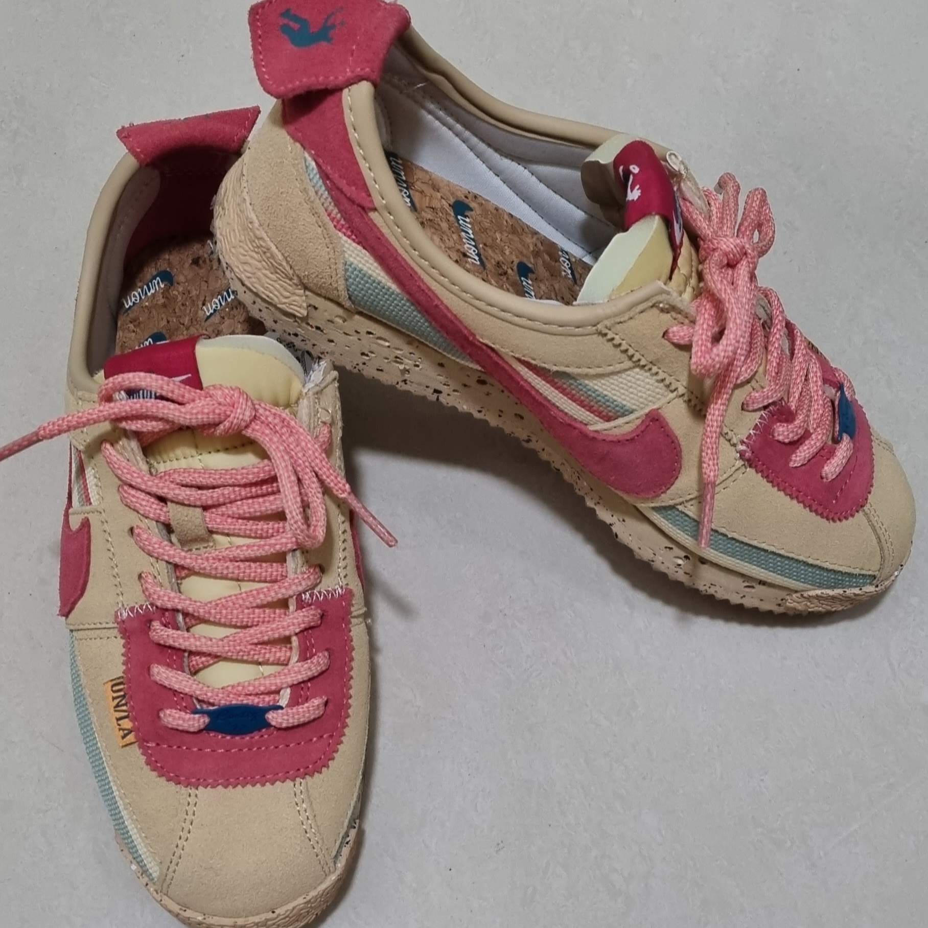 Nike x Union Cortez SP Sesame 착용 스타일 - 2
